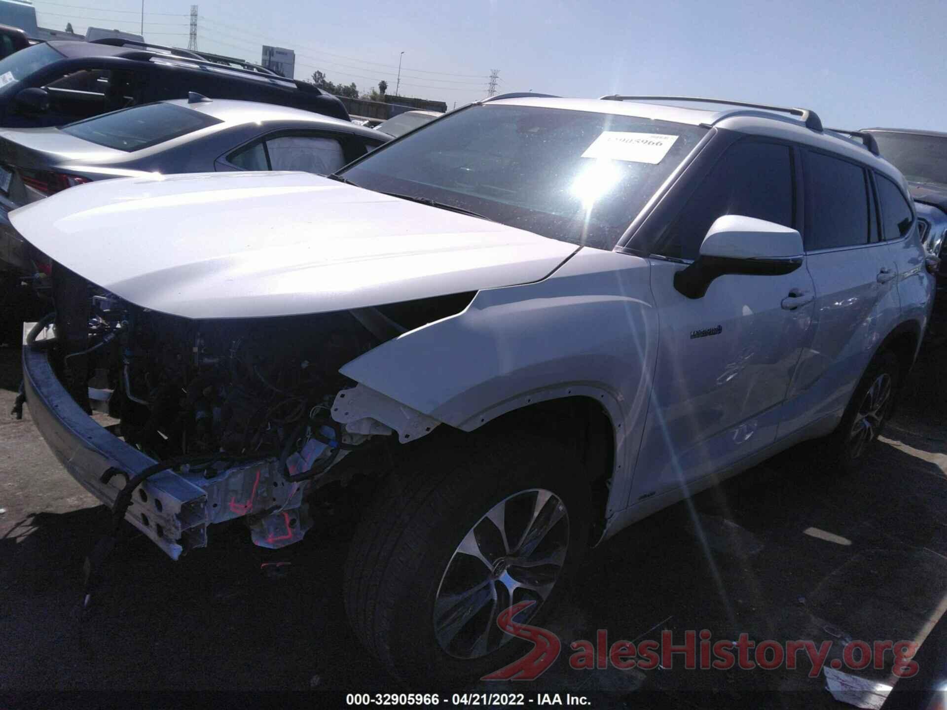 5TDHBRCHXLS511560 2020 TOYOTA HIGHLANDER