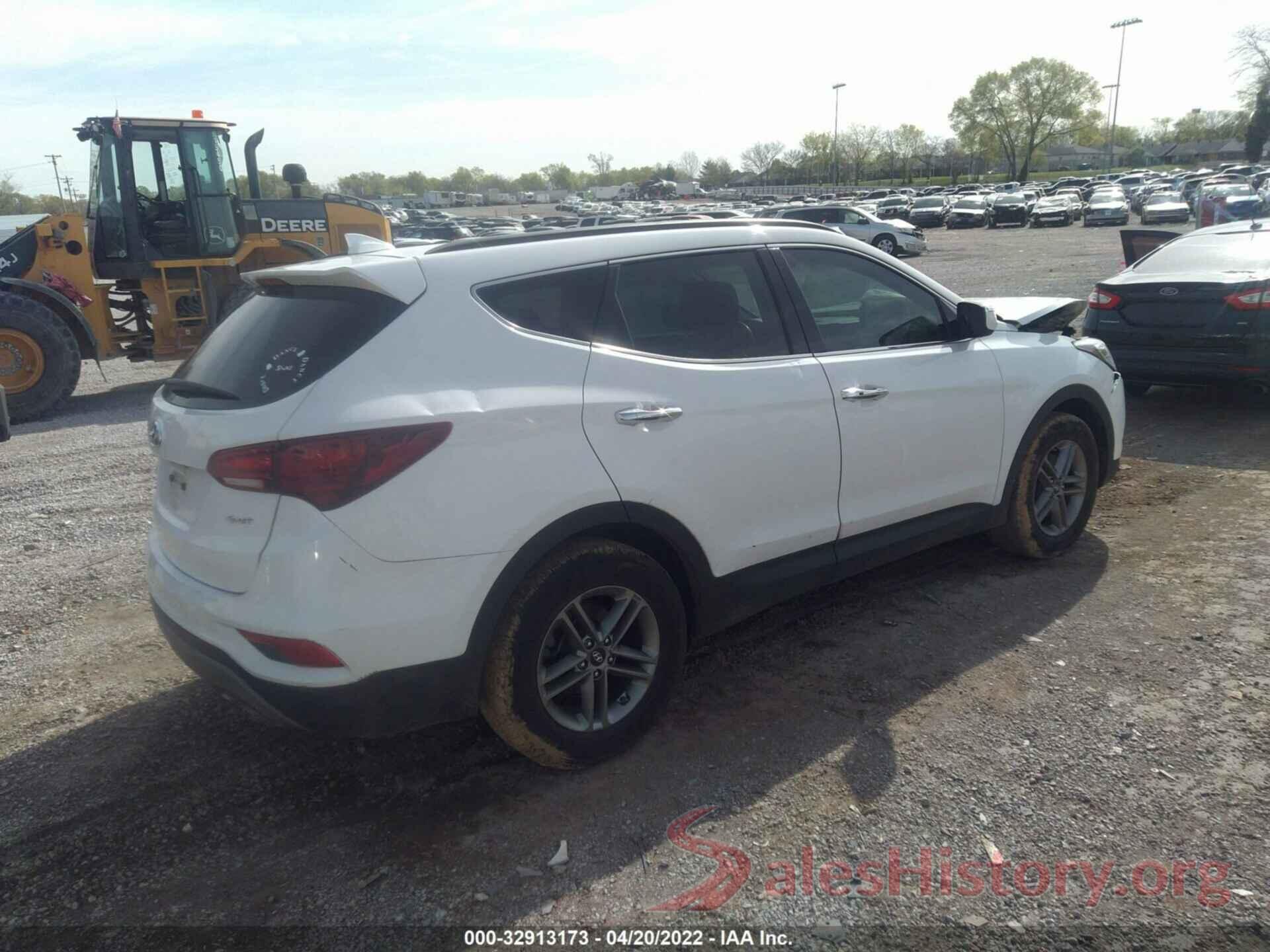 5NMZU3LB1JH099827 2018 HYUNDAI SANTA FE SPORT