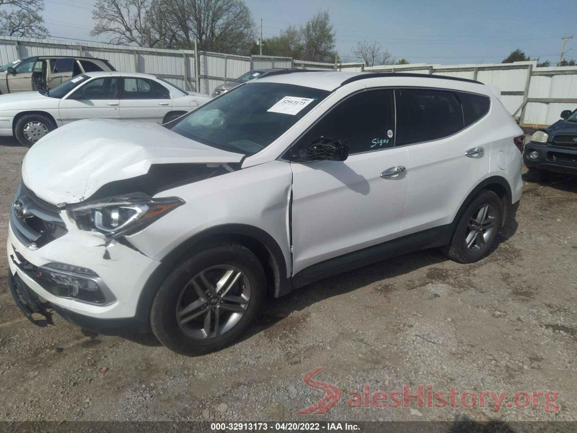 5NMZU3LB1JH099827 2018 HYUNDAI SANTA FE SPORT