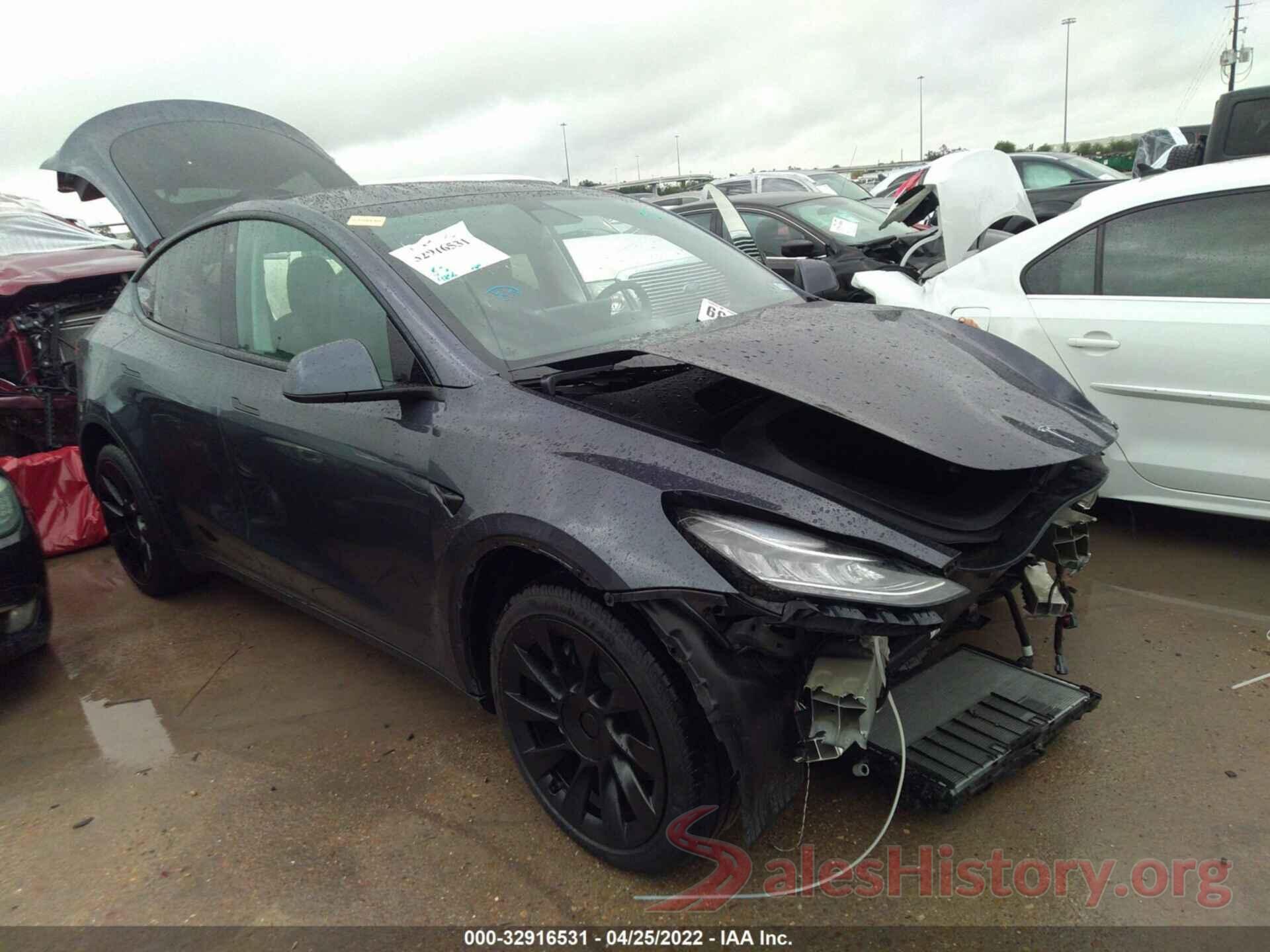 7SAYGDEE0NF341114 2022 TESLA MODEL Y