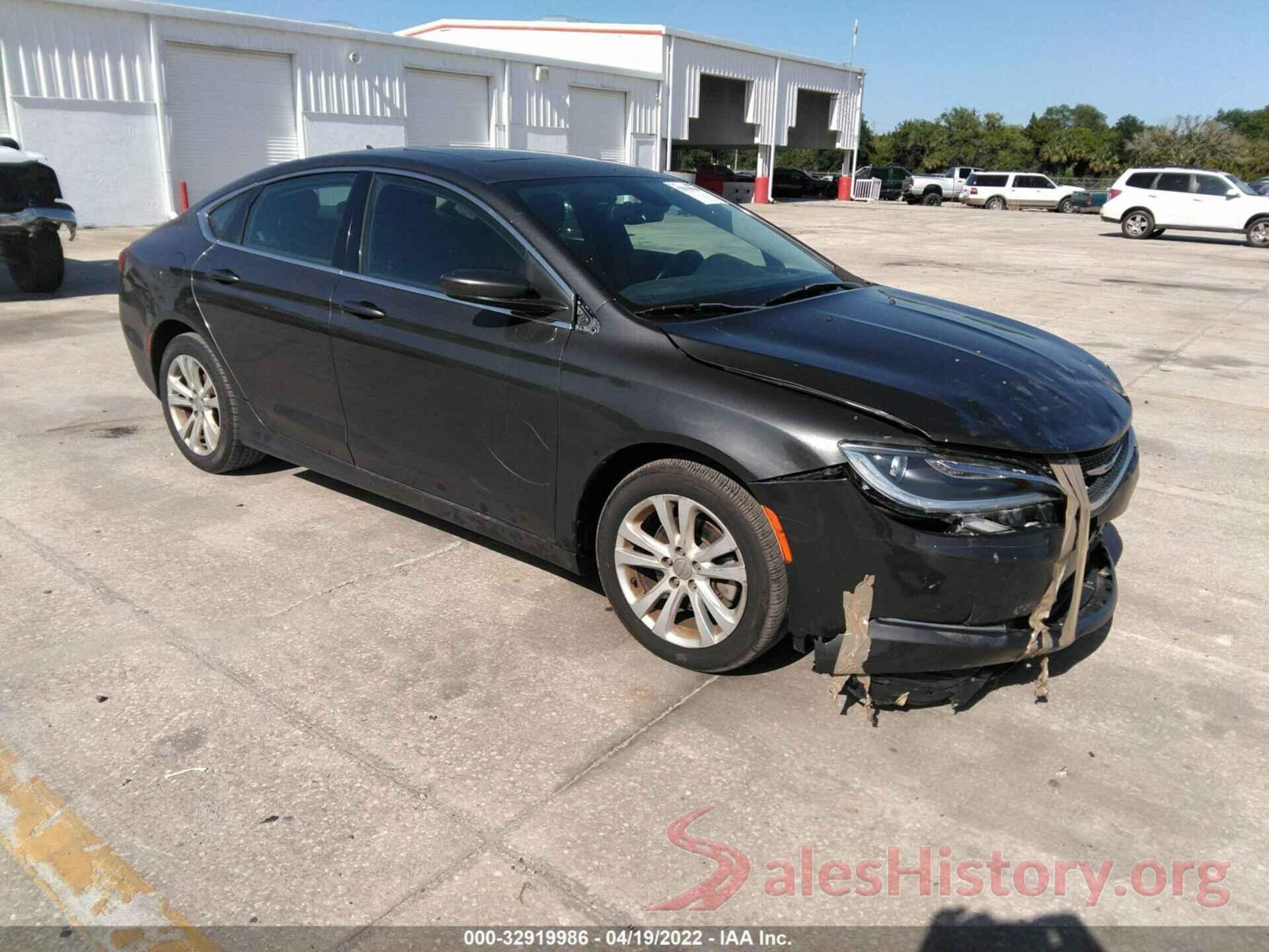 1C3CCCAB1GN173291 2016 CHRYSLER 200