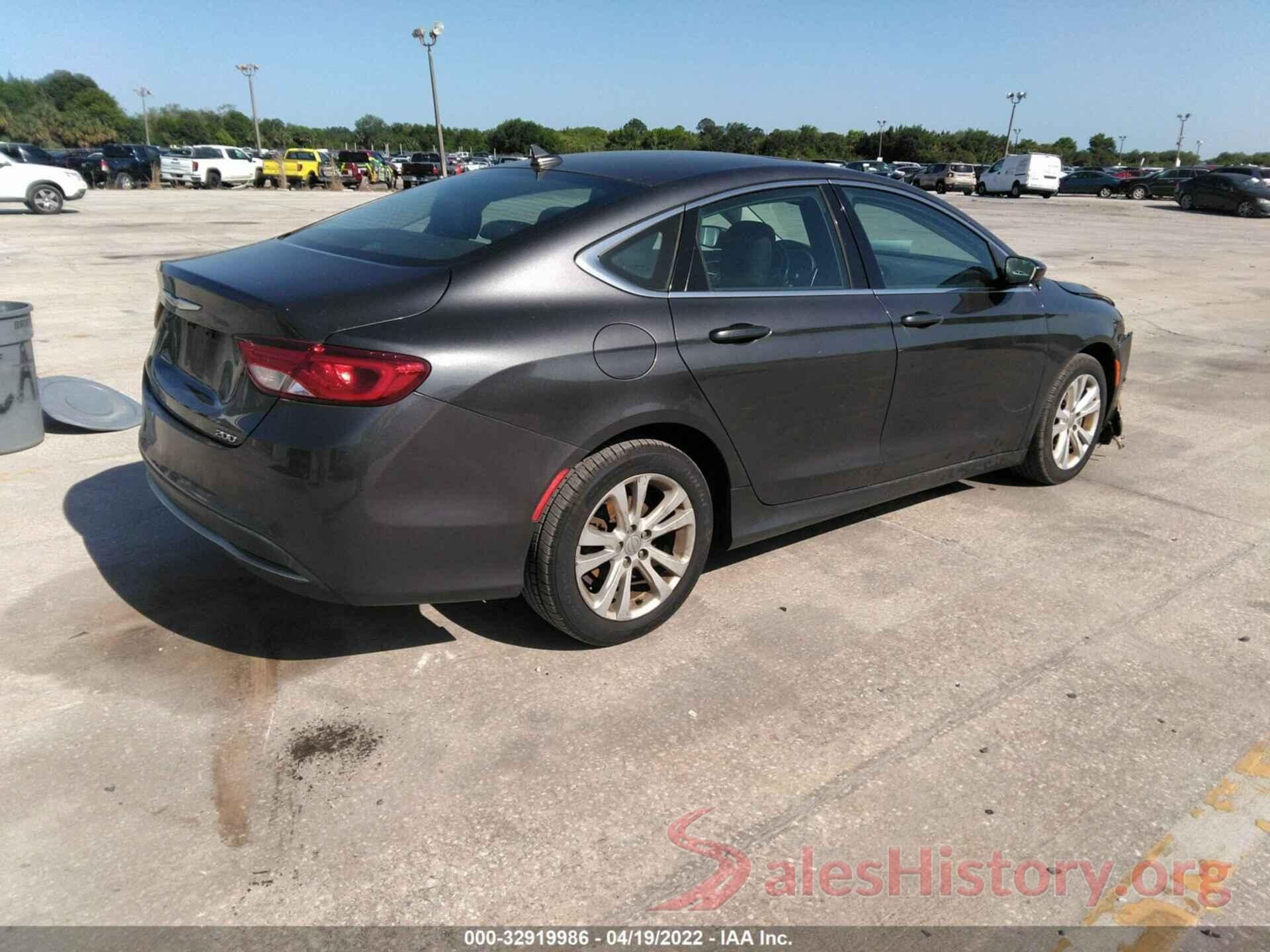 1C3CCCAB1GN173291 2016 CHRYSLER 200