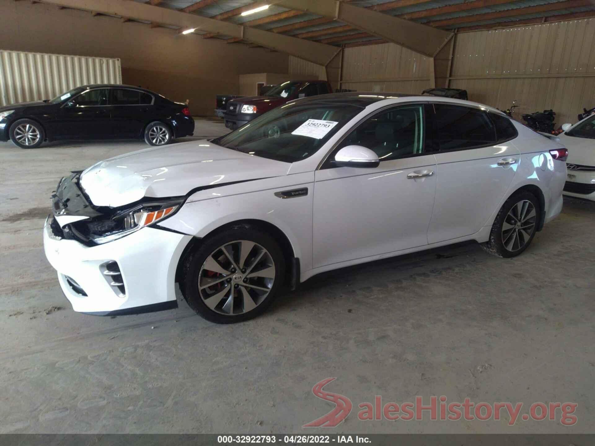 5XXGW4L27GG092704 2016 KIA OPTIMA