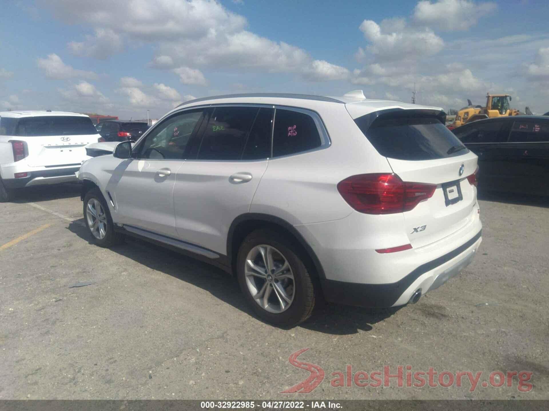 5UXTR9C54KLE18370 2019 BMW X3