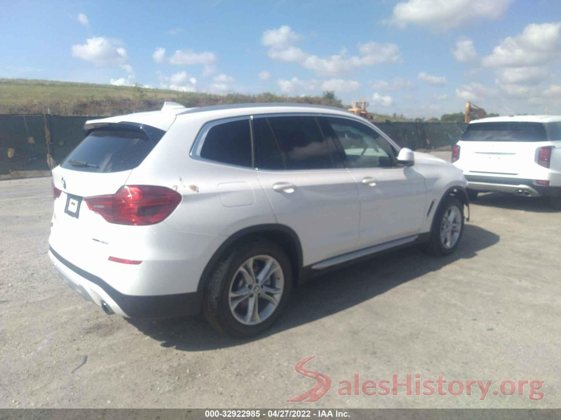 5UXTR9C54KLE18370 2019 BMW X3