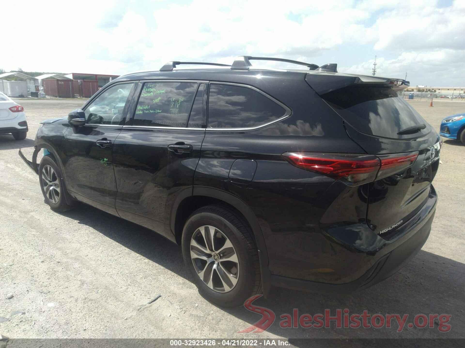 5TDGZRAH8MS537201 2021 TOYOTA HIGHLANDER