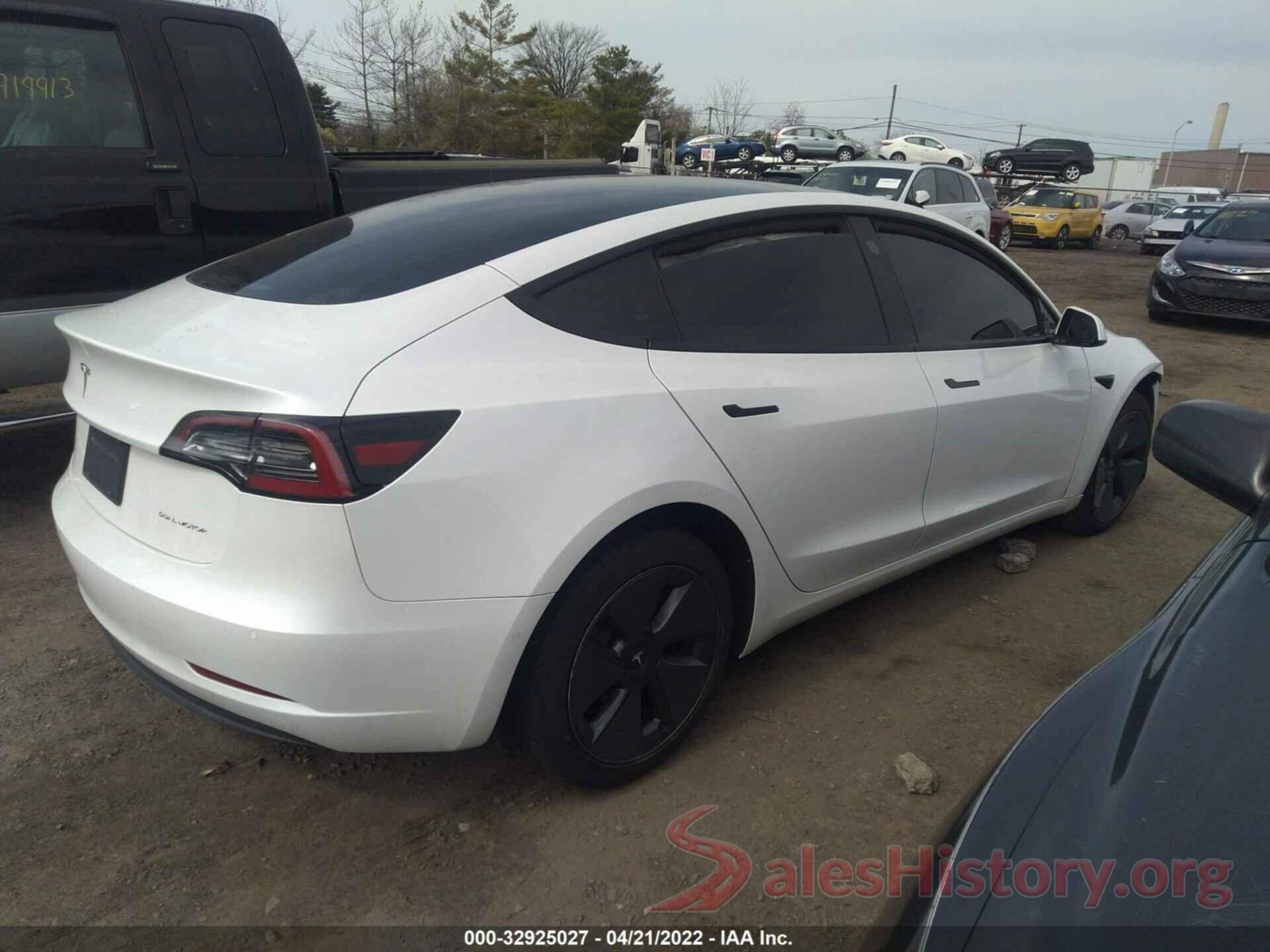 5YJ3E1EB0MF993134 2021 TESLA MODEL 3