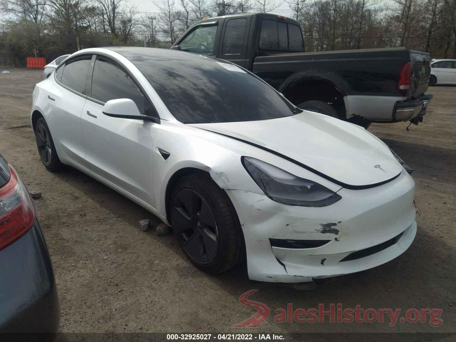 5YJ3E1EB0MF993134 2021 TESLA MODEL 3