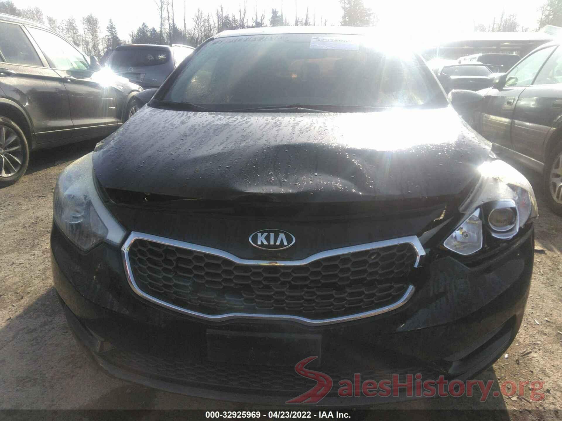 KNAFK4A6XG5580009 2016 KIA FORTE