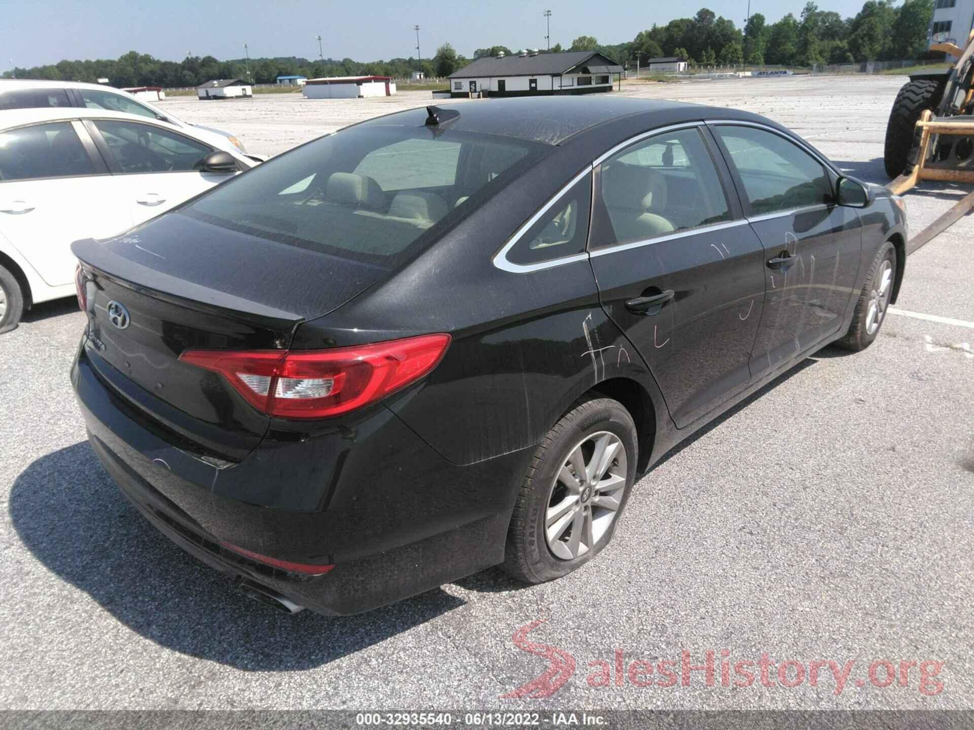 5NPE24AF5GH398474 2016 HYUNDAI SONATA