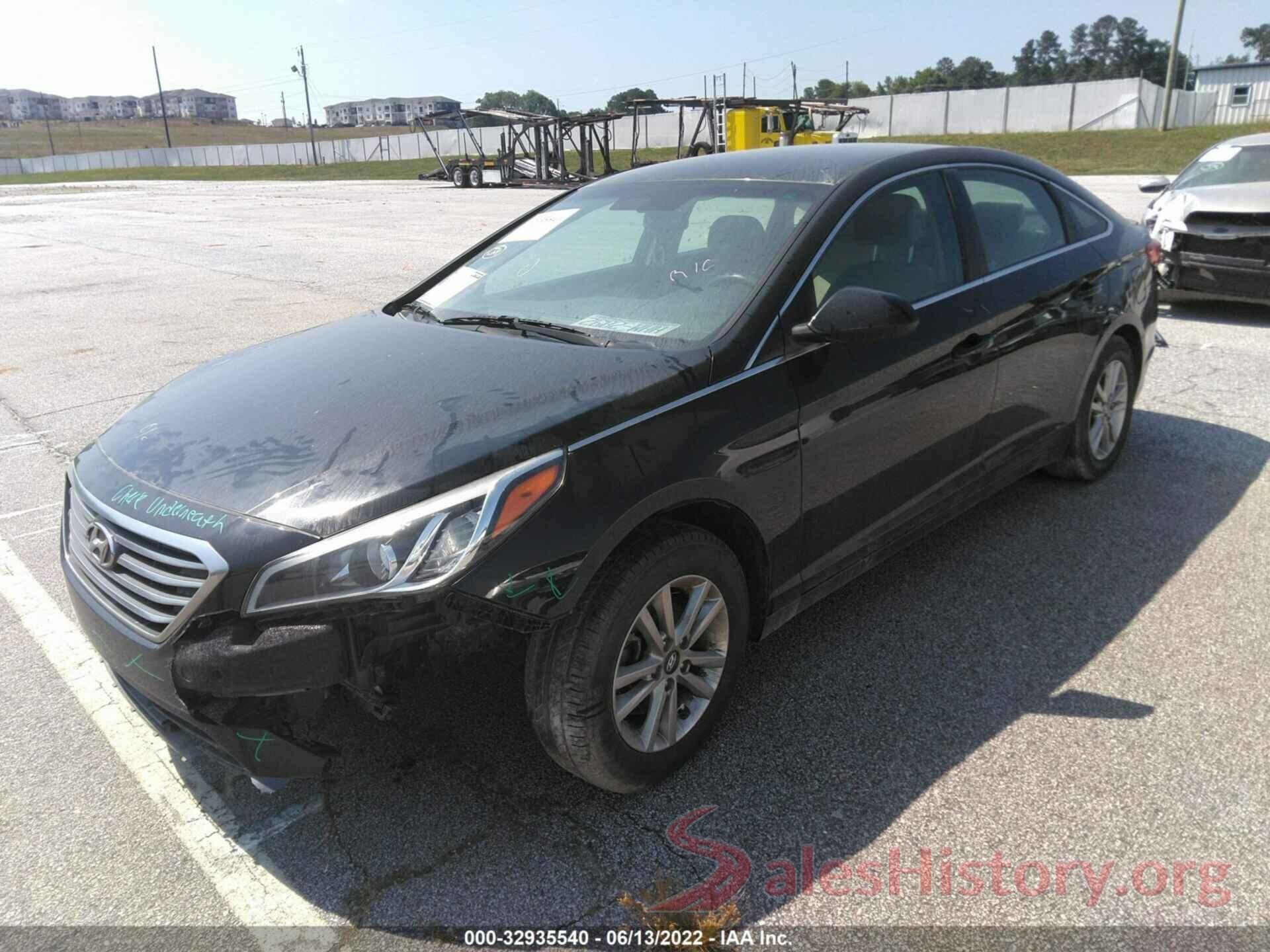 5NPE24AF5GH398474 2016 HYUNDAI SONATA