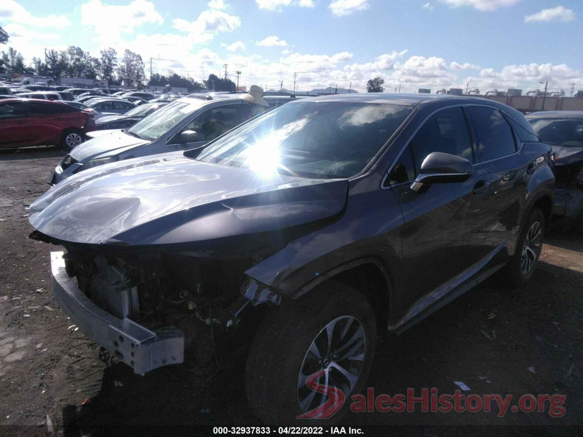 2T2AZMAAXLC164435 2020 LEXUS RX