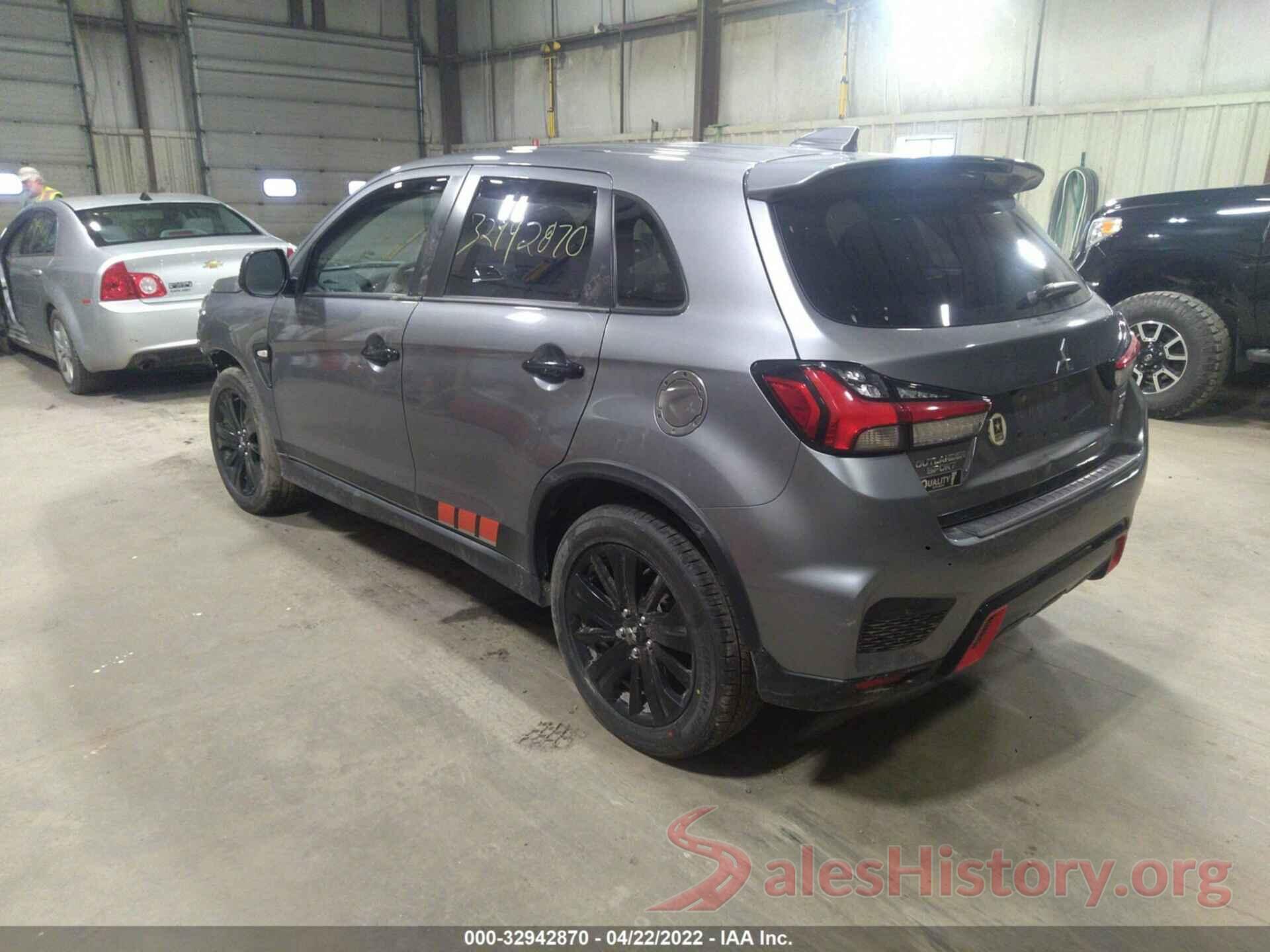 JA4AR3AU8LU025135 2020 MITSUBISHI OUTLANDER SPORT