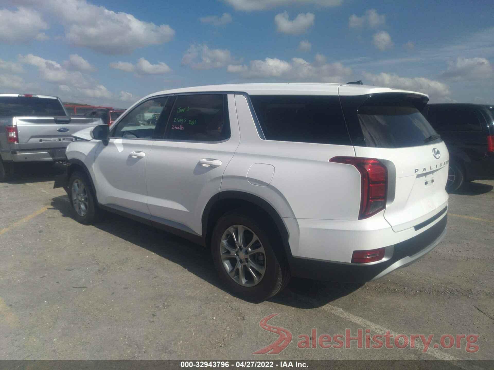 KM8R14HEXNU393514 2022 HYUNDAI PALISADE