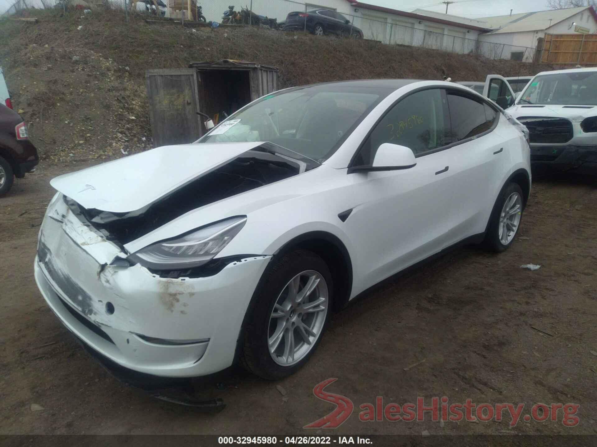 5YJYGDEE9MF287338 2021 TESLA MODEL Y