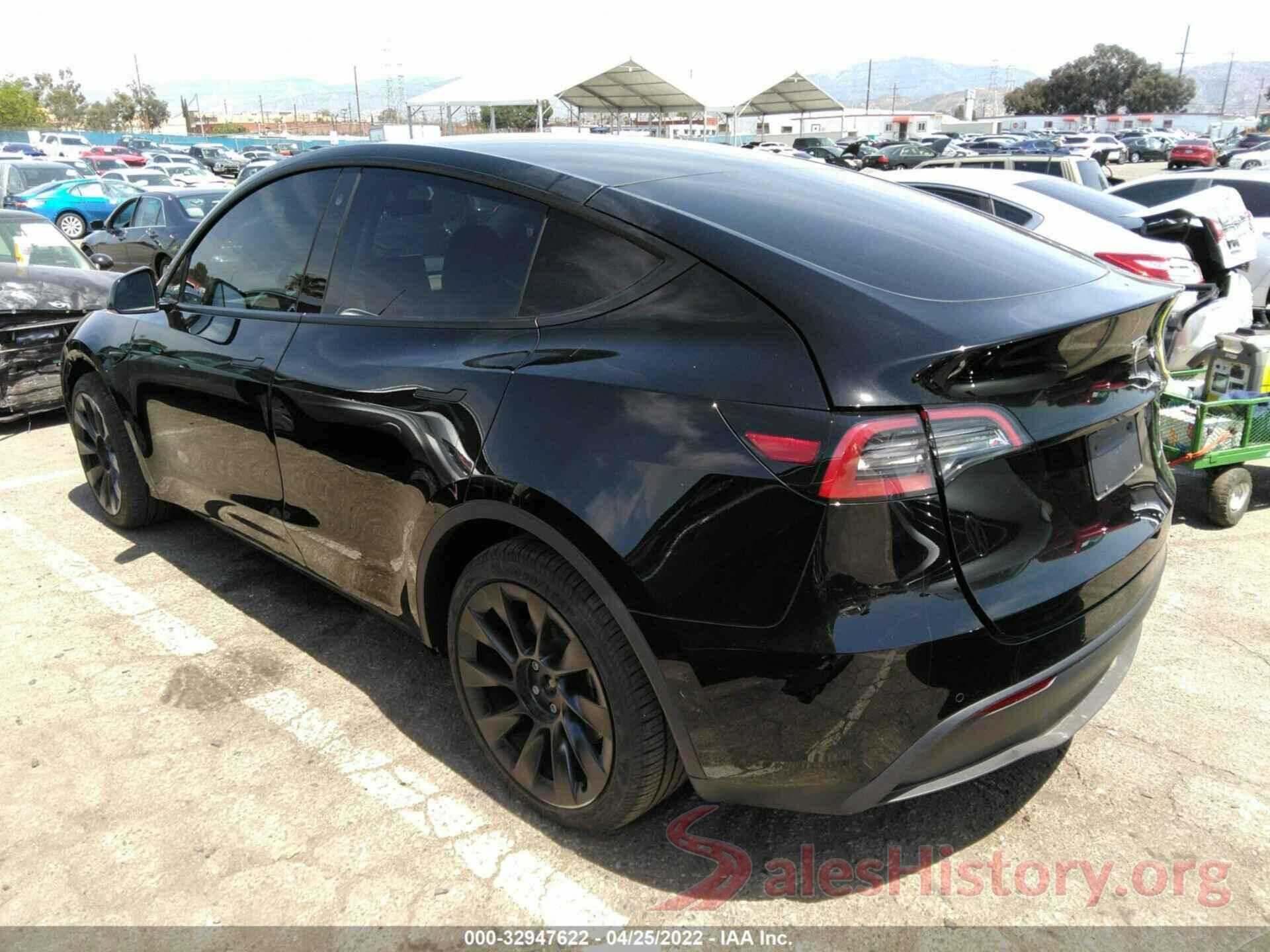 7SAYGDEE9NF350409 2022 TESLA MODEL Y