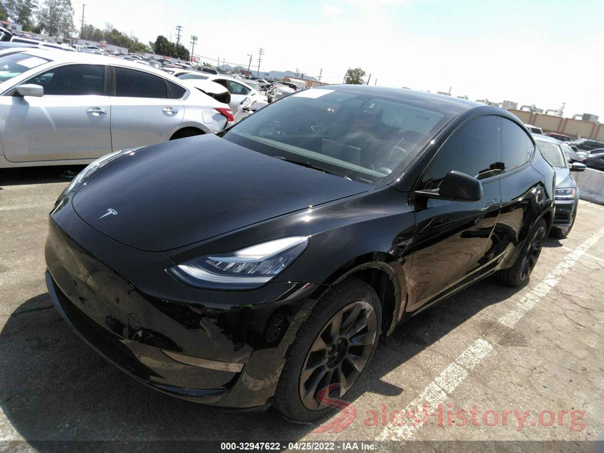 7SAYGDEE9NF350409 2022 TESLA MODEL Y