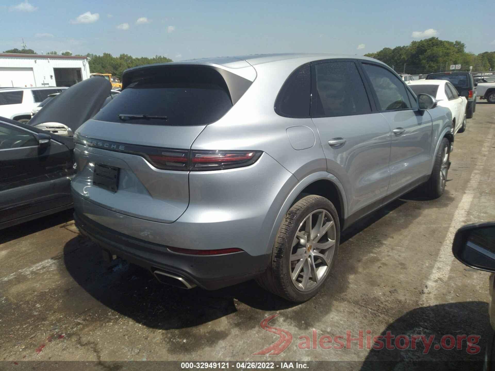 WP1AA2AY8LDA04343 2020 PORSCHE CAYENNE