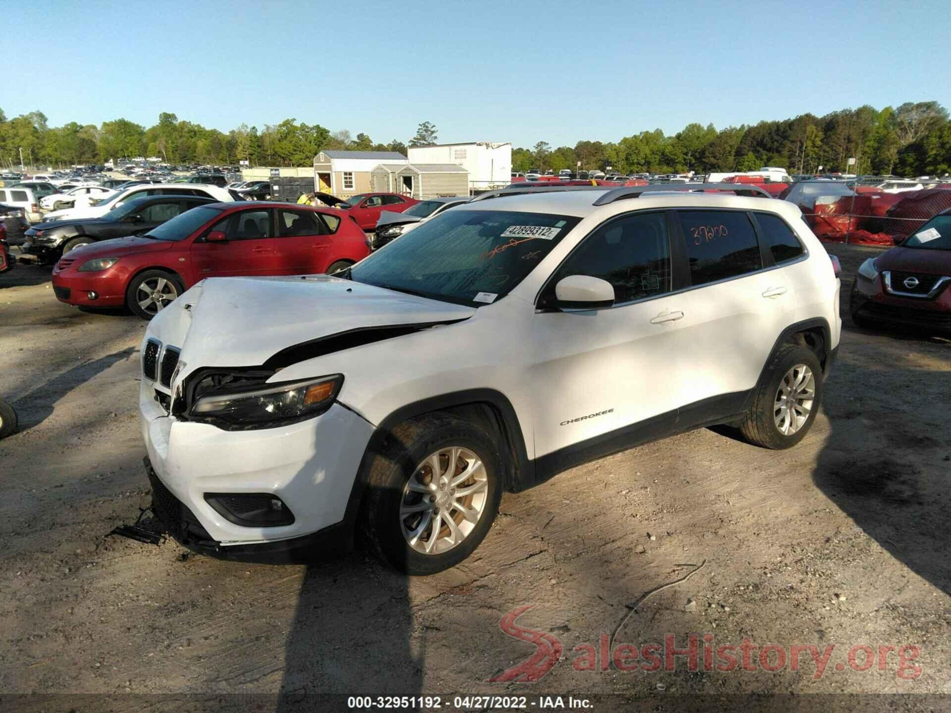 1C4PJLCB1KD357662 2019 JEEP CHEROKEE