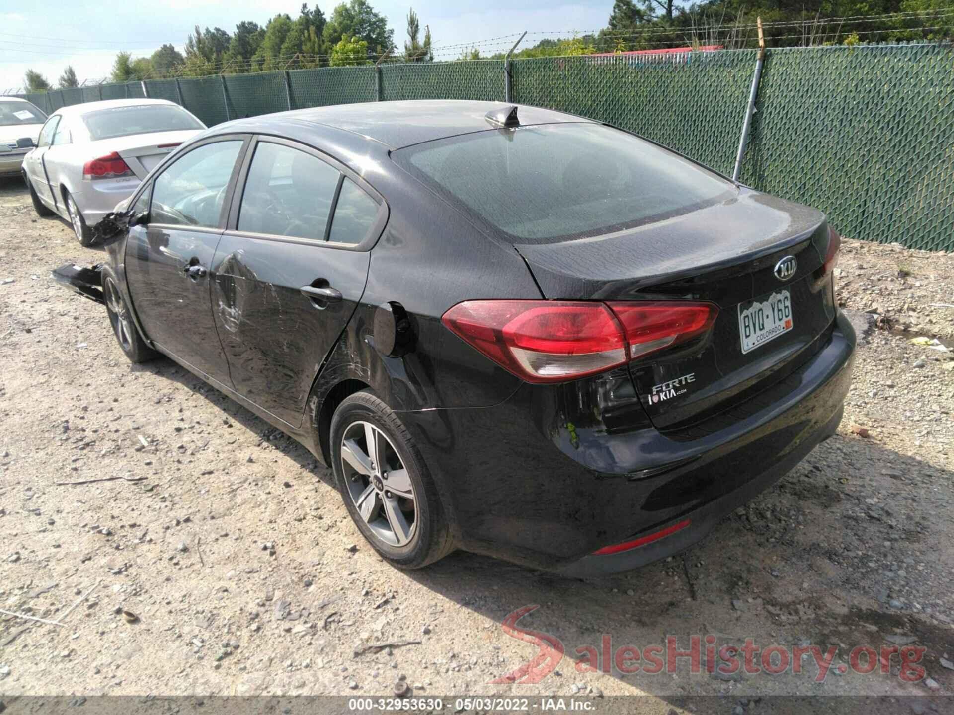 3KPFL4A7XJE273217 2018 KIA FORTE