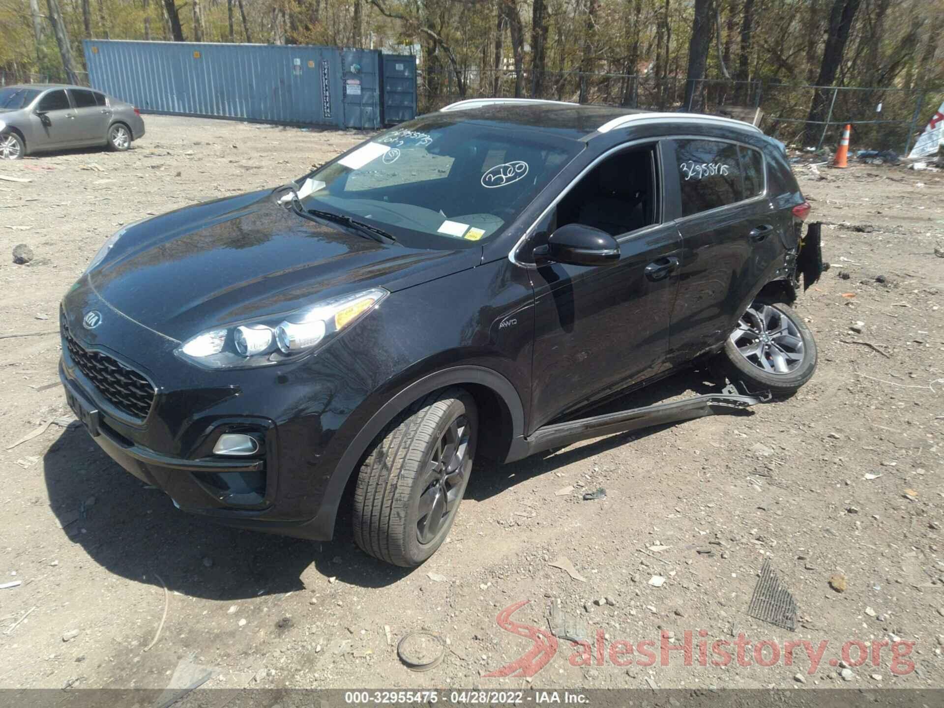 KNDP6CAC9L7664428 2020 KIA SPORTAGE