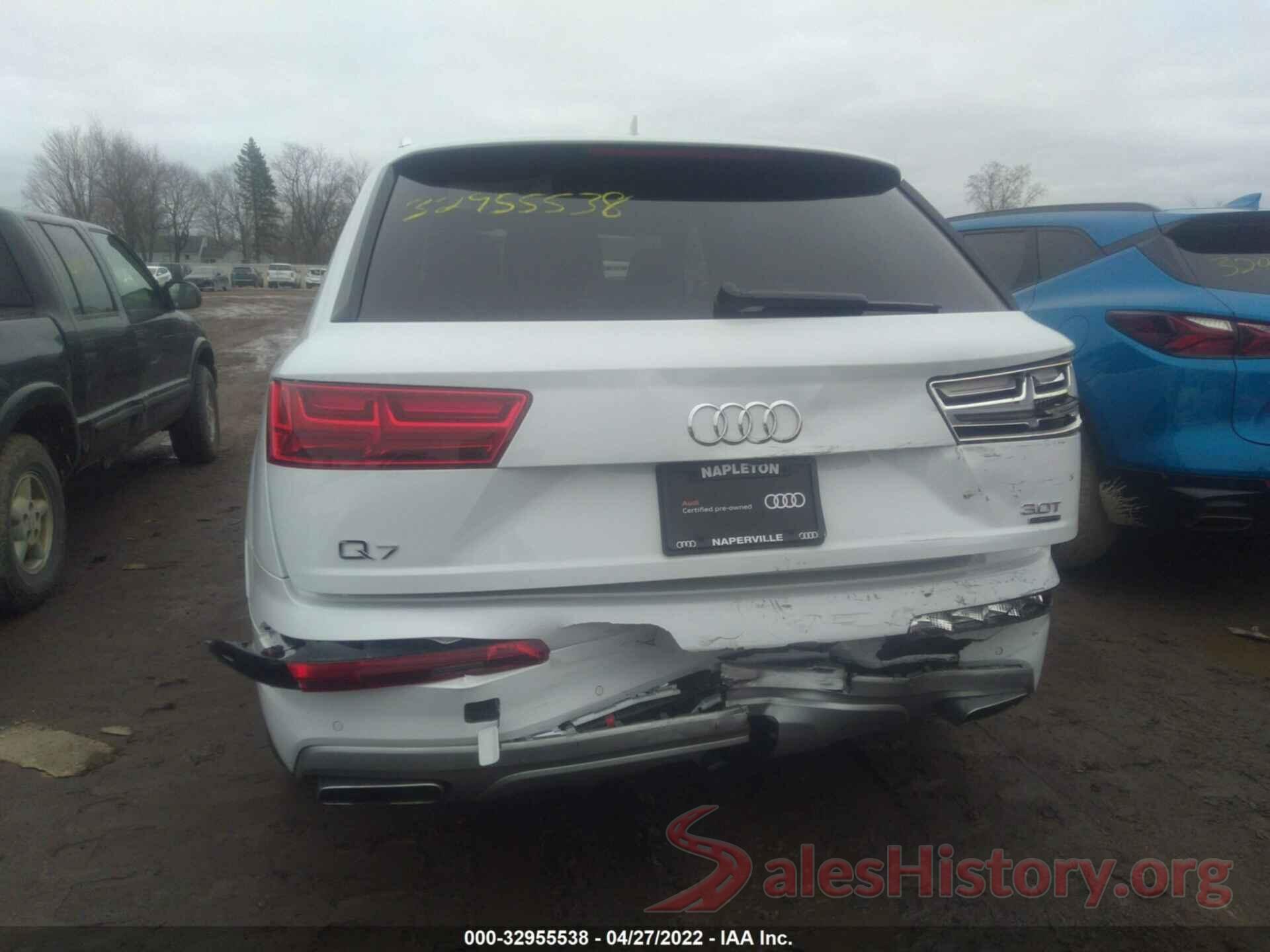 WA1VAAF78JD054860 2018 AUDI Q7