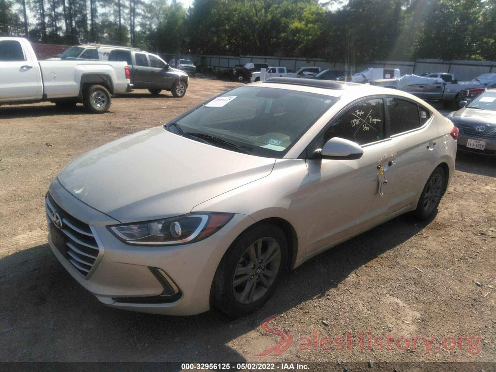 5NPD84LF1HH145600 2017 HYUNDAI ELANTRA