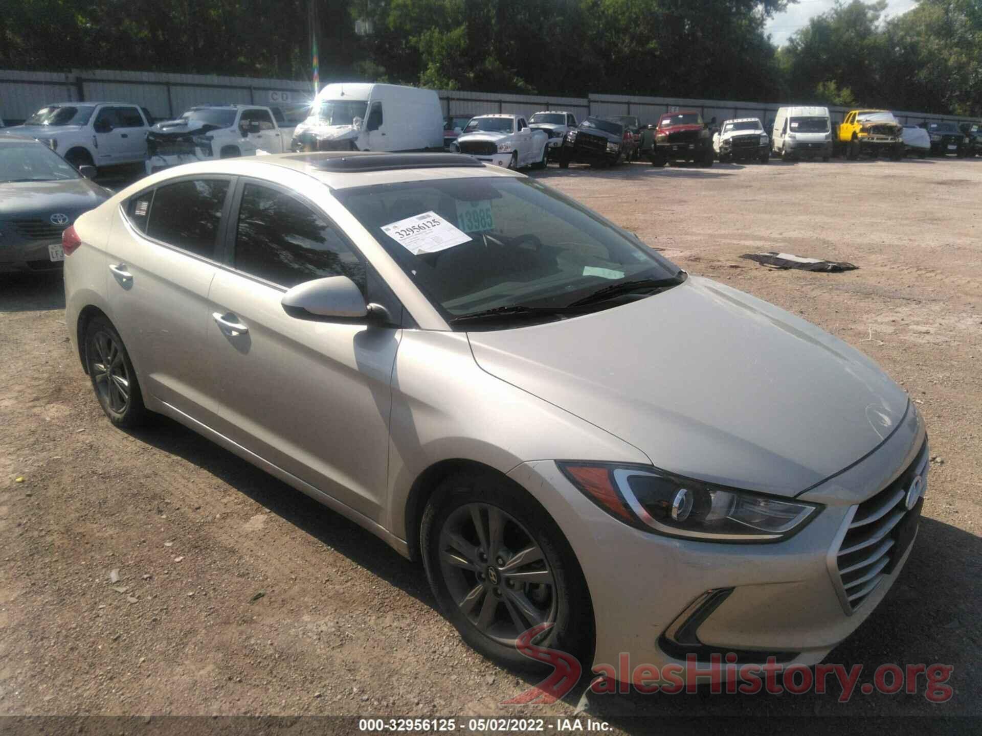 5NPD84LF1HH145600 2017 HYUNDAI ELANTRA