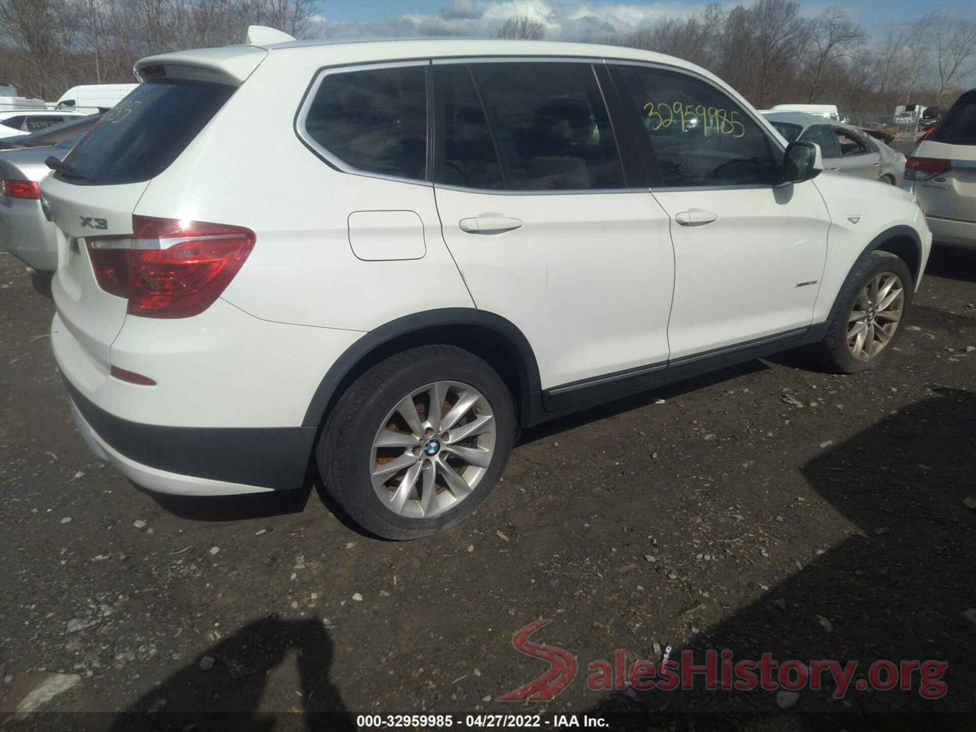 5UXWX9C57E0D11323 2014 BMW X3