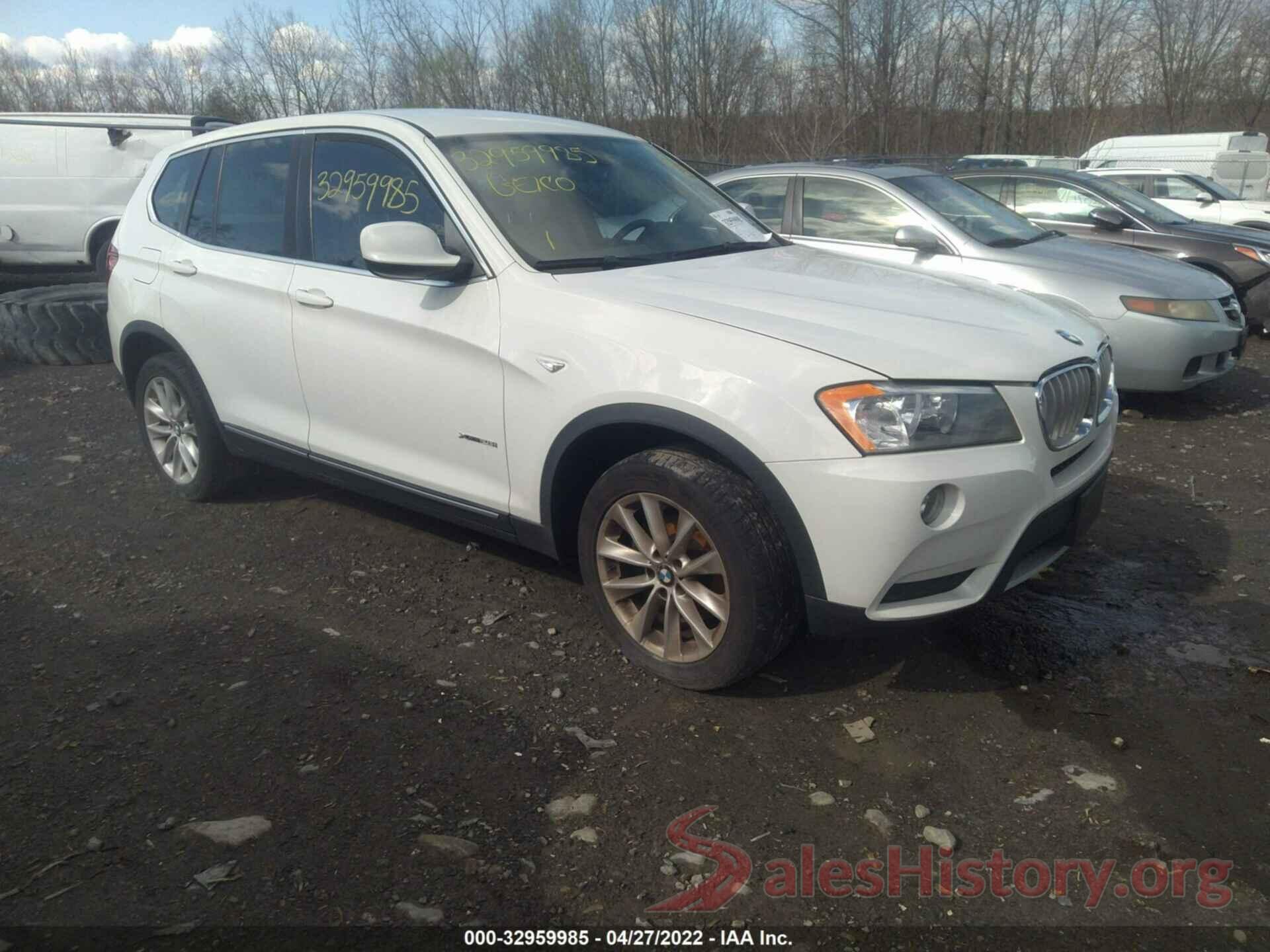 5UXWX9C57E0D11323 2014 BMW X3