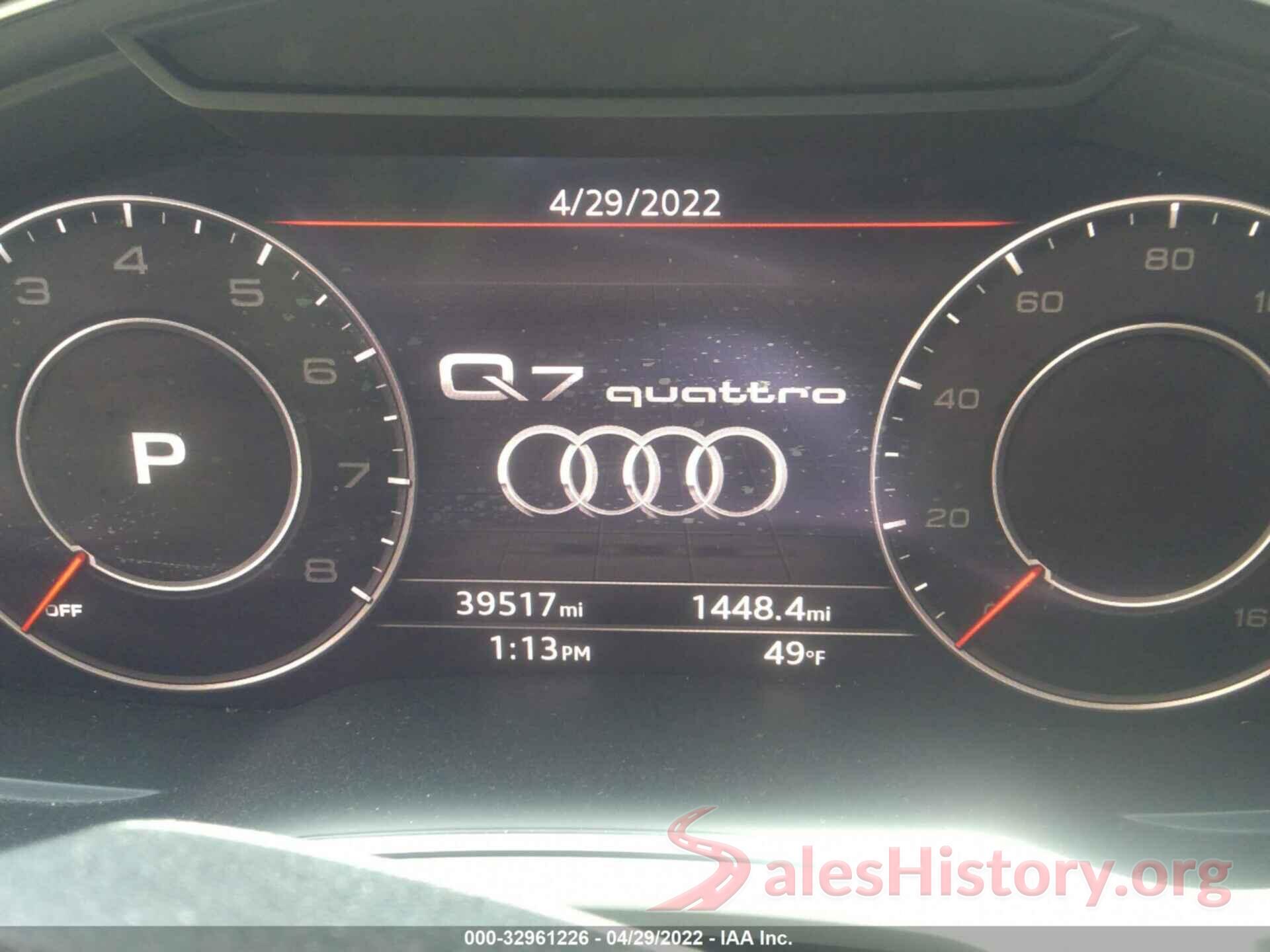 WA1LAAF75KD042402 2019 AUDI Q7