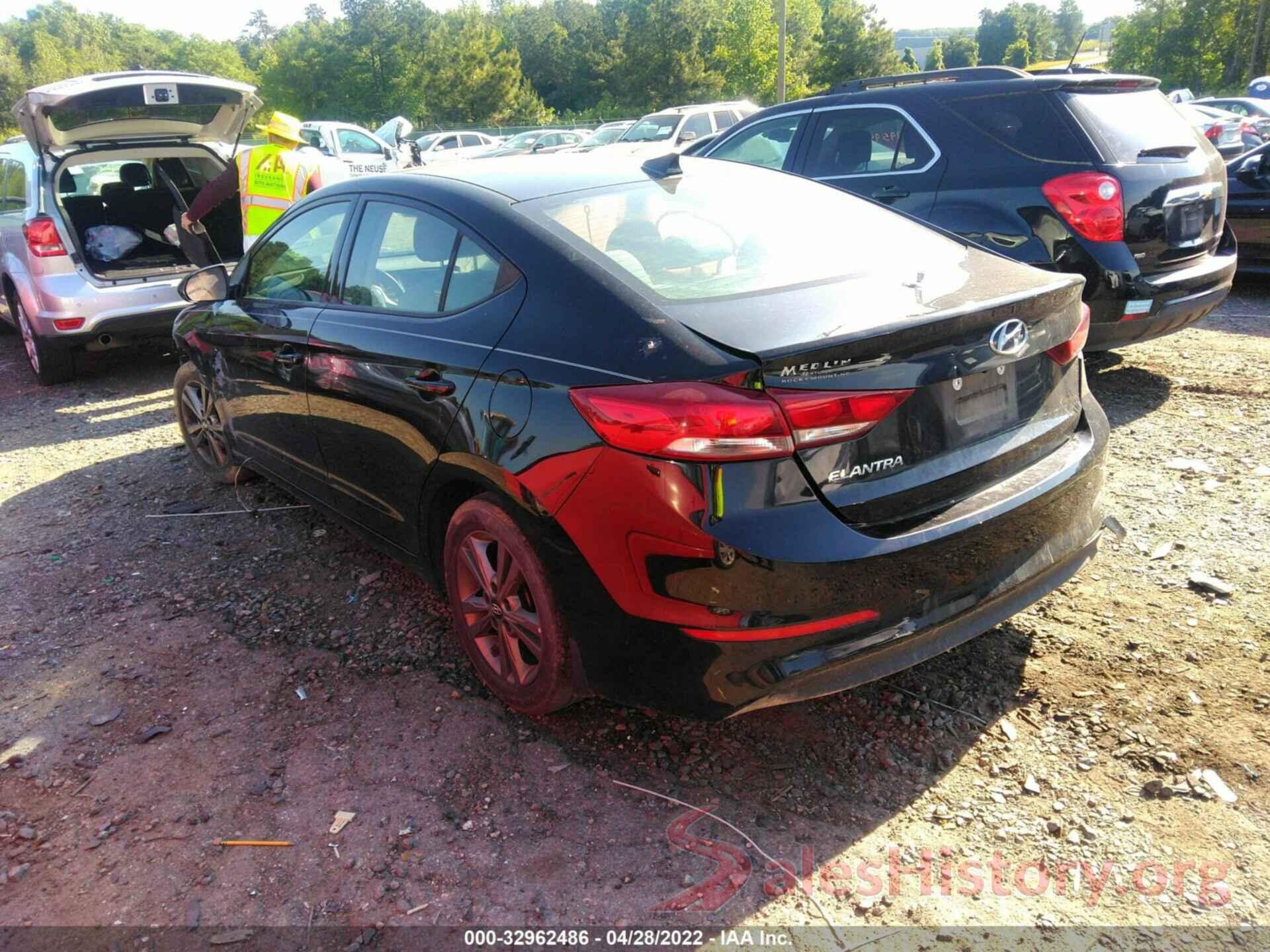 5NPD84LF3JH279465 2018 HYUNDAI ELANTRA