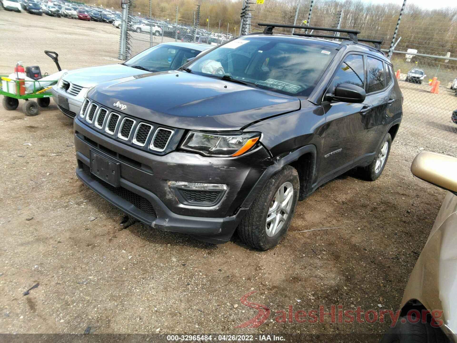 3C4NJDAB4JT307833 2018 JEEP COMPASS