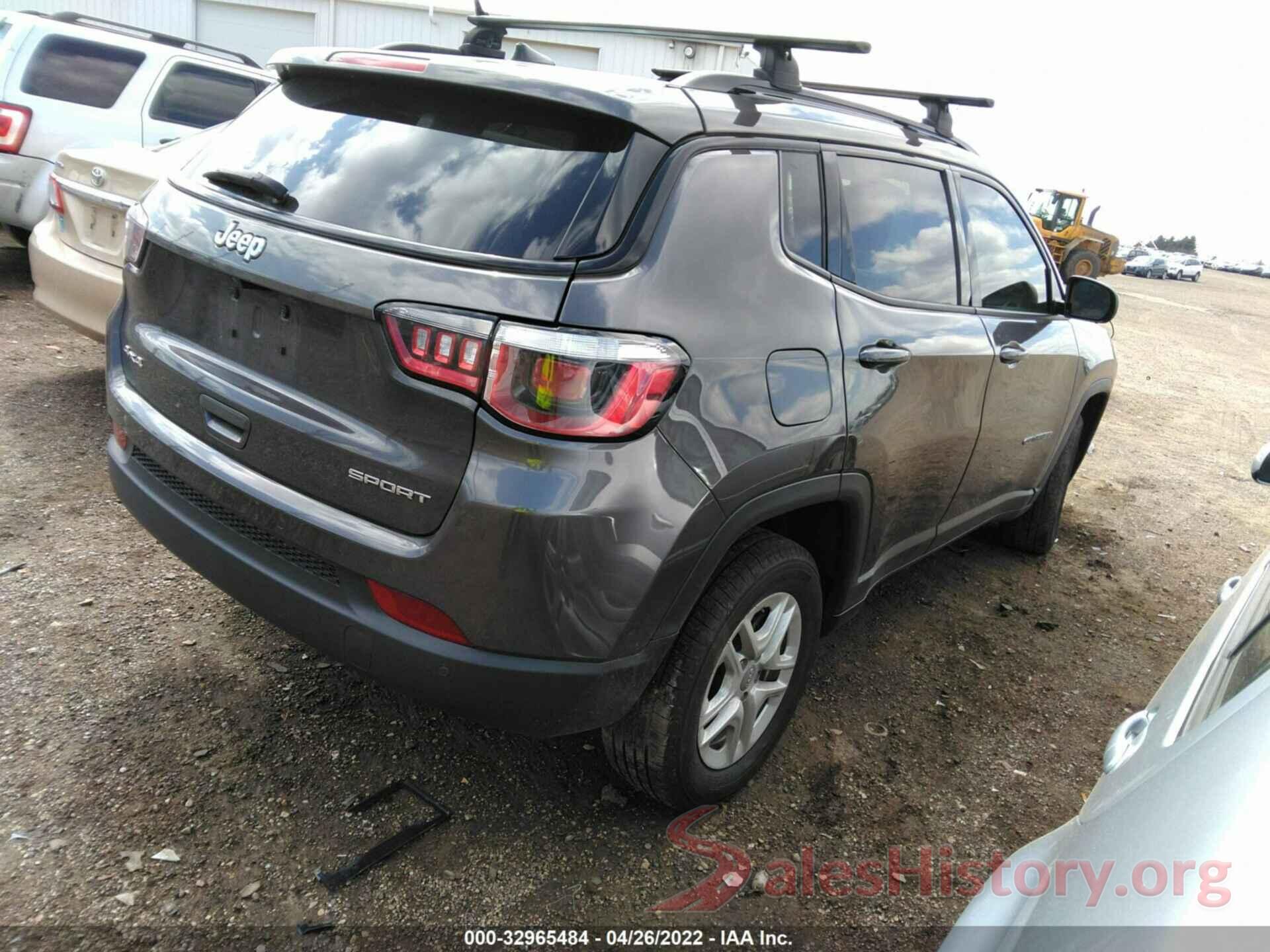 3C4NJDAB4JT307833 2018 JEEP COMPASS