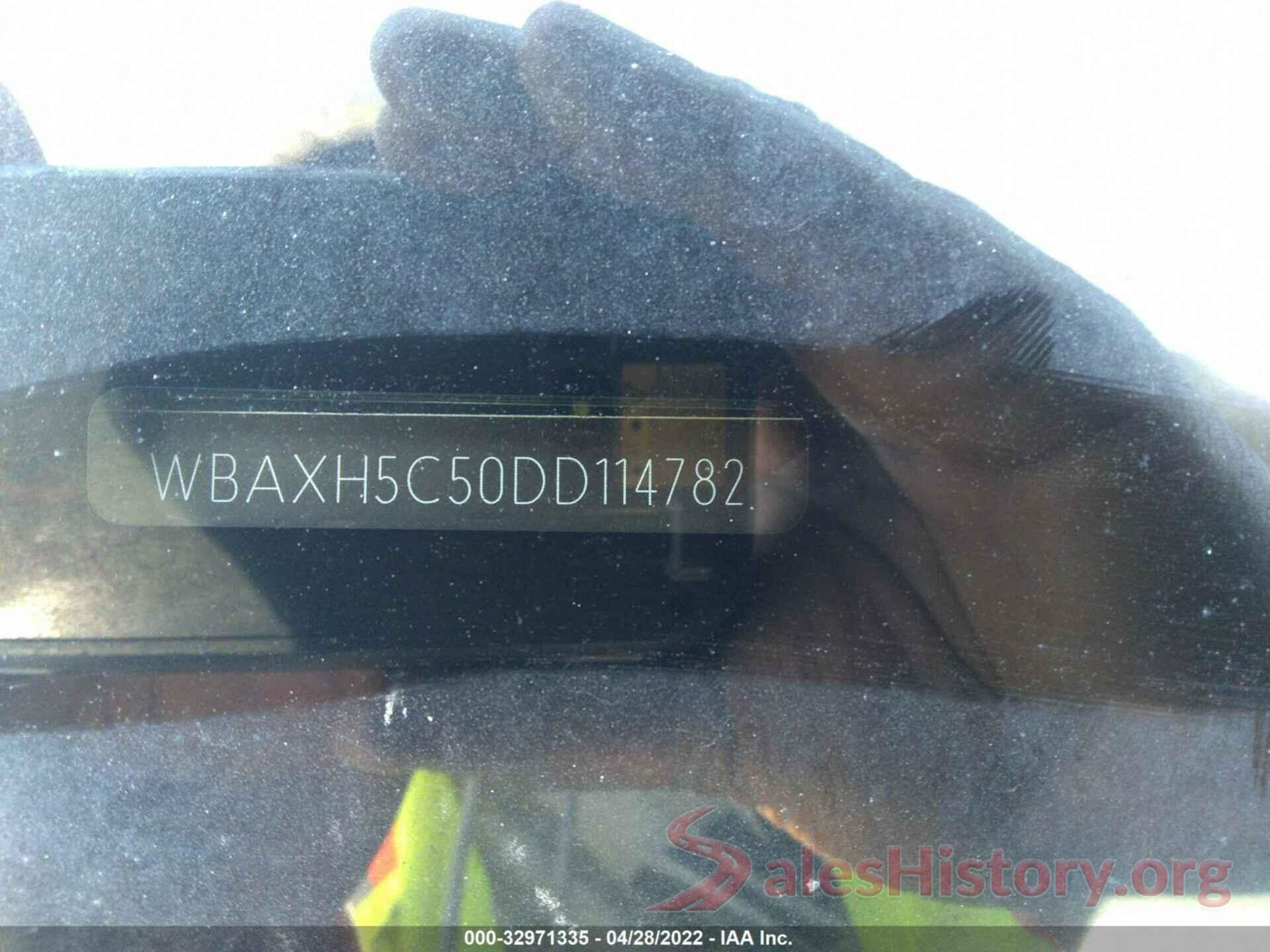 WBAXH5C50DD114782 2013 BMW 5 SERIES