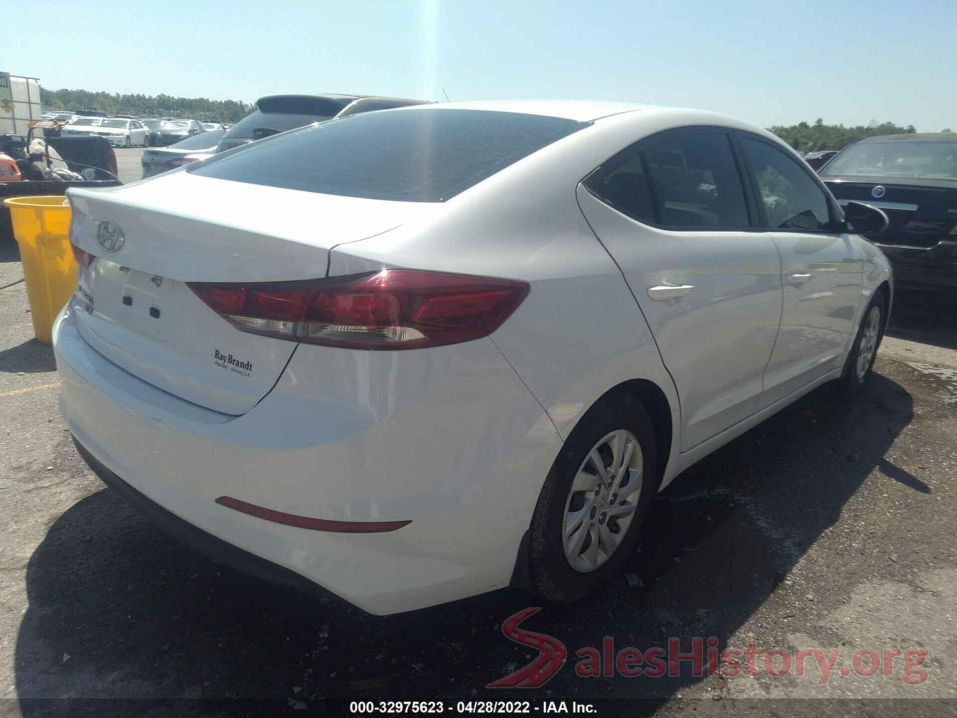 5NPD74LF5JH311416 2018 HYUNDAI ELANTRA