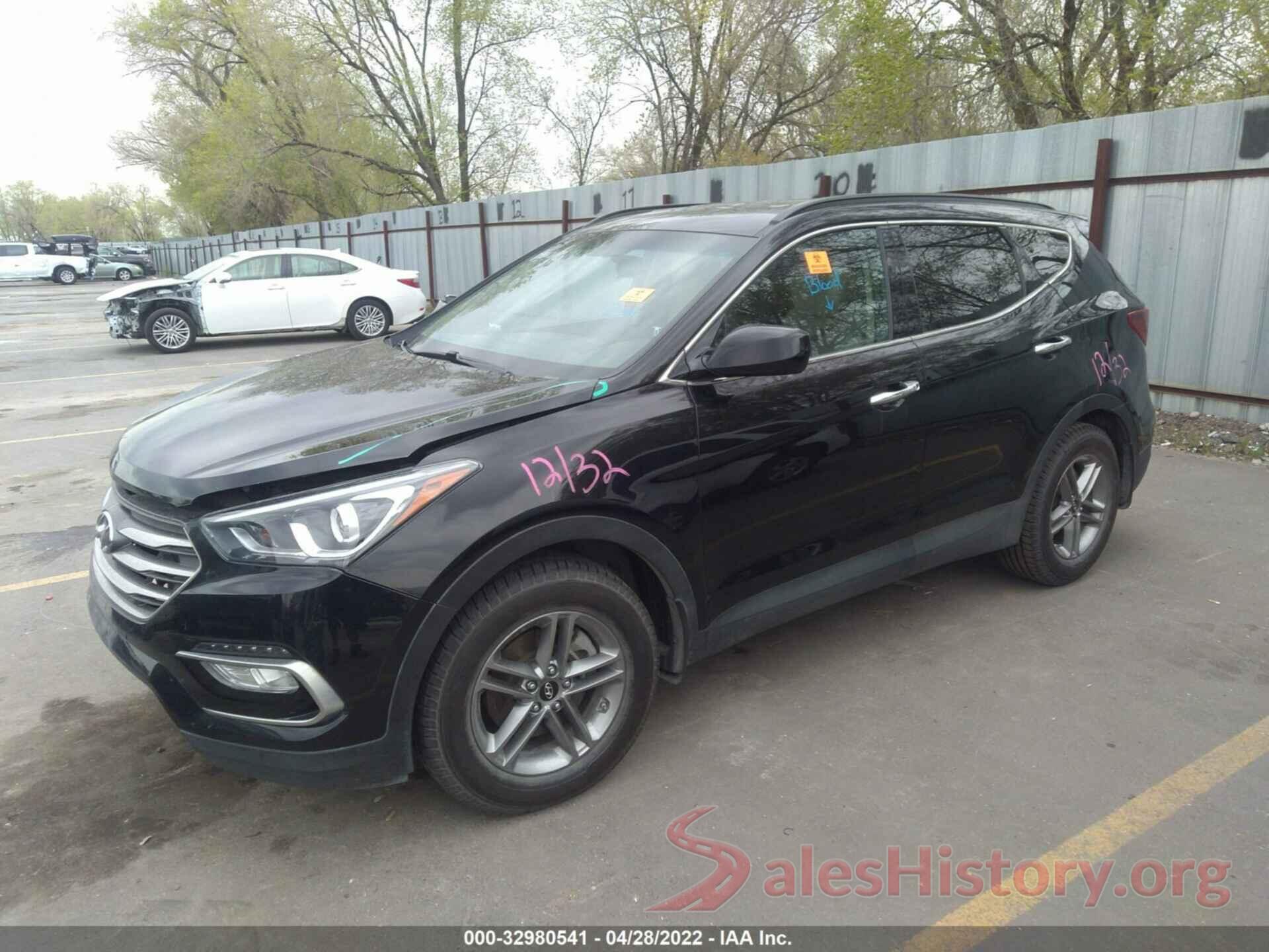 5NMZU3LBXHH009293 2017 HYUNDAI SANTA FE SPORT