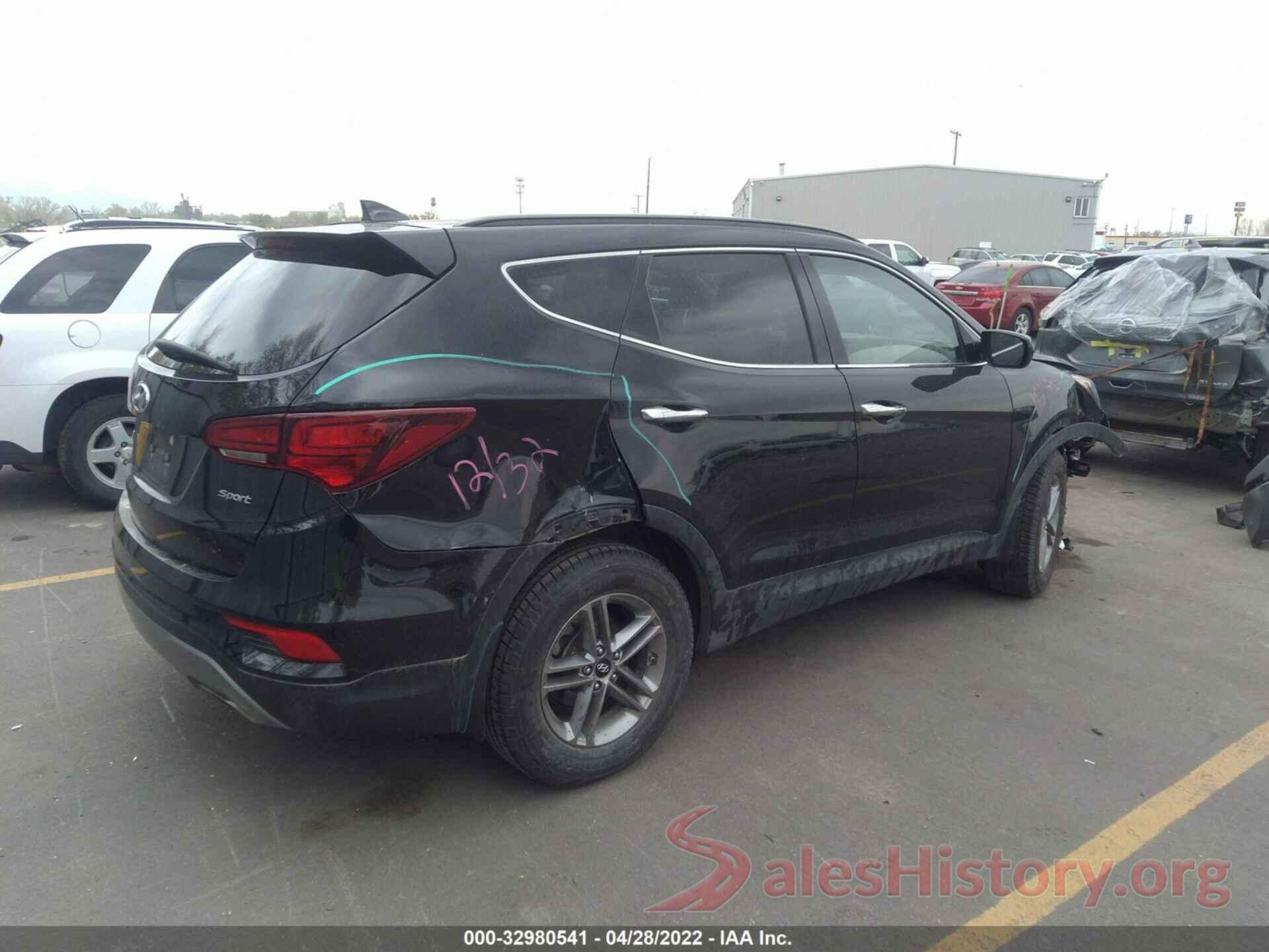 5NMZU3LBXHH009293 2017 HYUNDAI SANTA FE SPORT