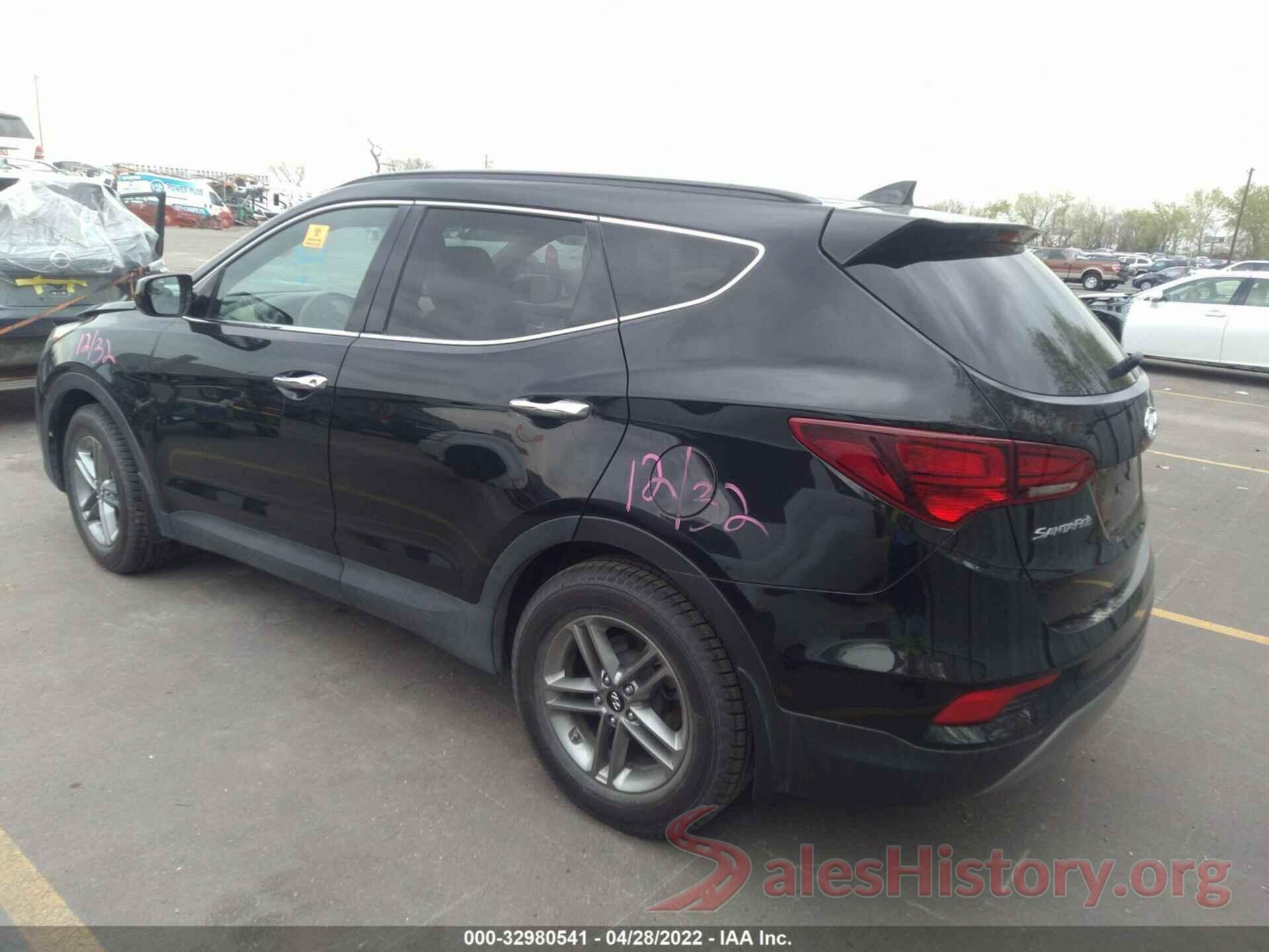 5NMZU3LBXHH009293 2017 HYUNDAI SANTA FE SPORT