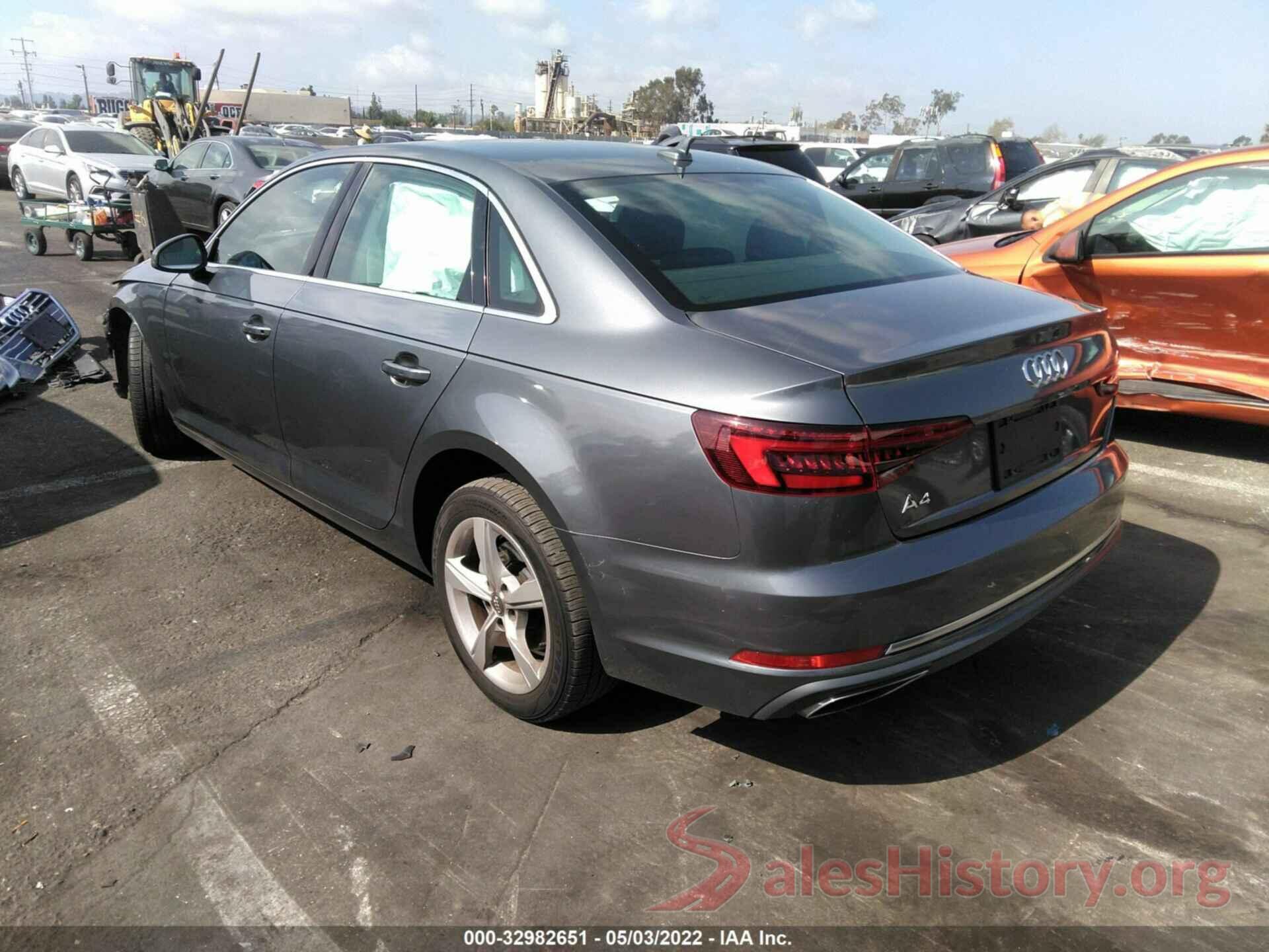 WAUGMAF4XKN006734 2019 AUDI A4