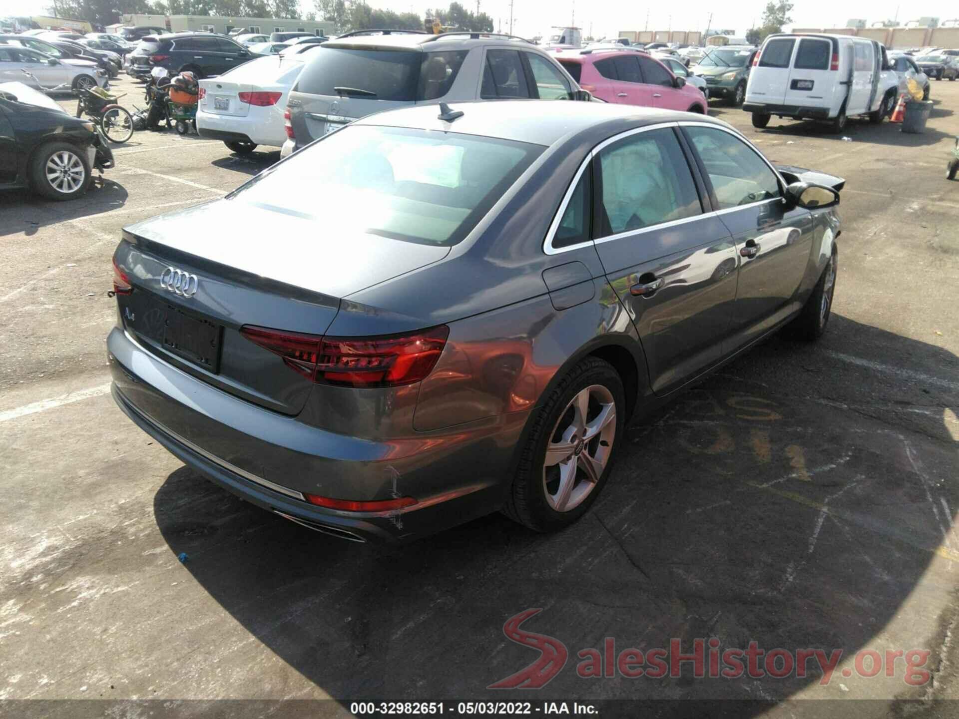 WAUGMAF4XKN006734 2019 AUDI A4