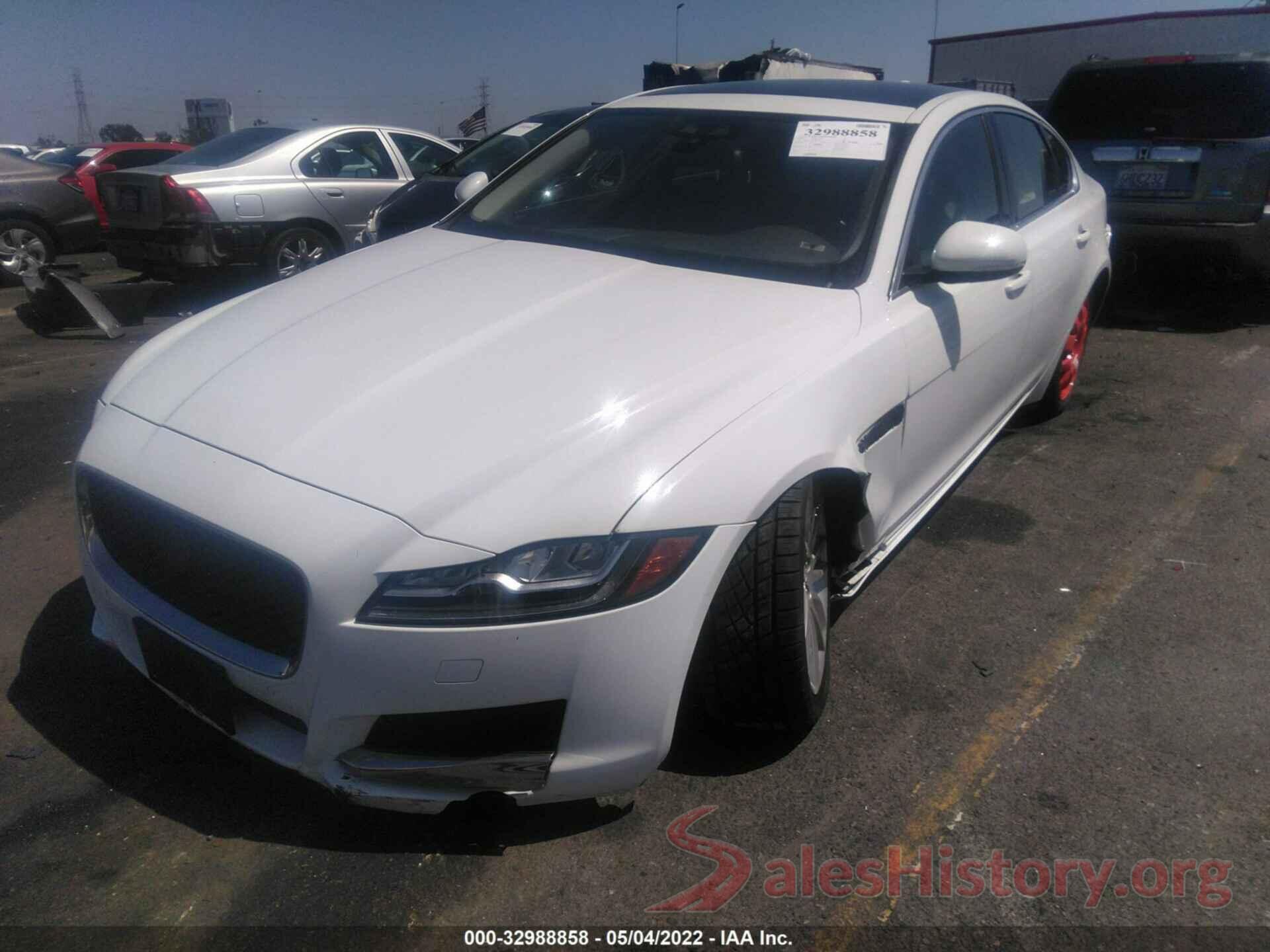 SAJBE4GX5JCY73250 2018 JAGUAR XF