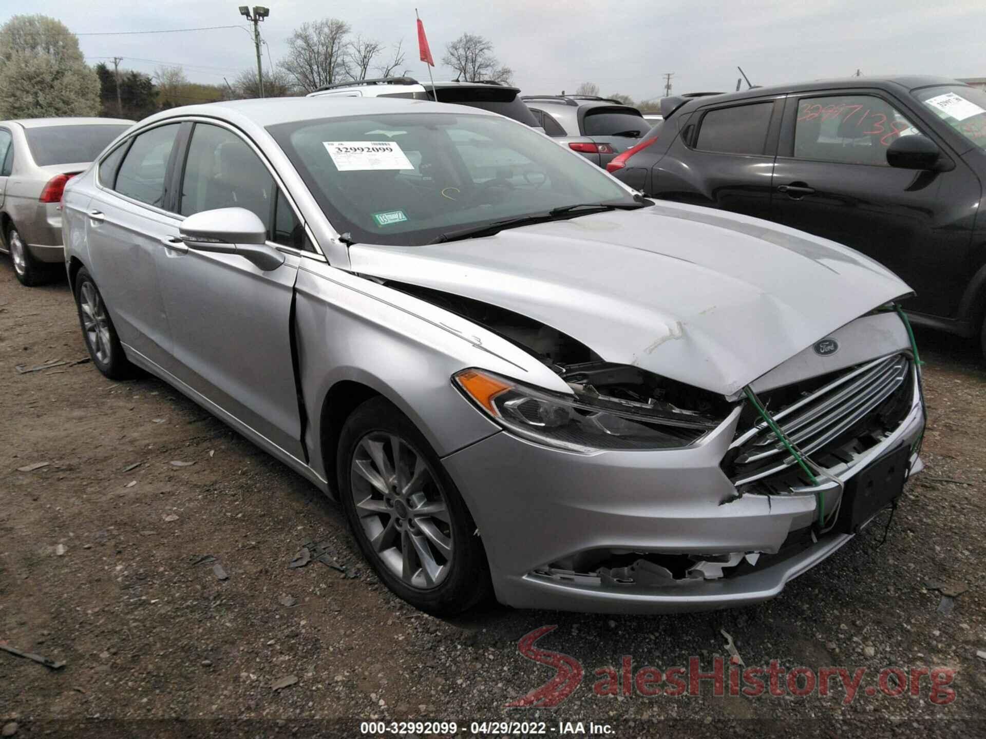 3FA6P0HD0HR334530 2017 FORD FUSION