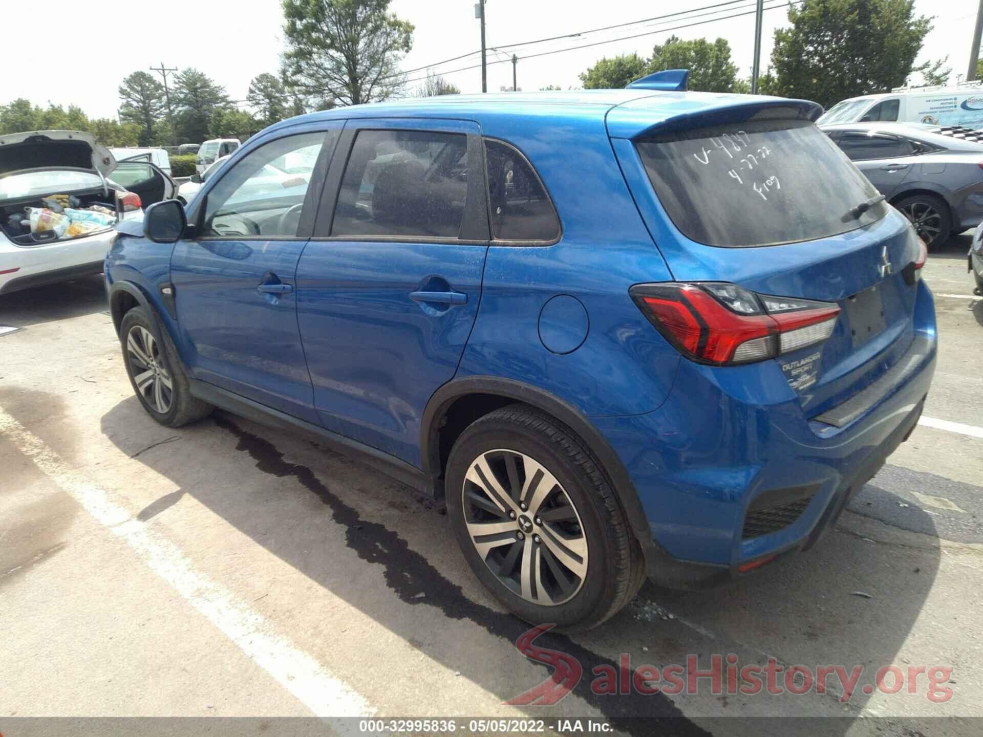 JA4AP3AU7LU004847 2020 MITSUBISHI OUTLANDER SPORT