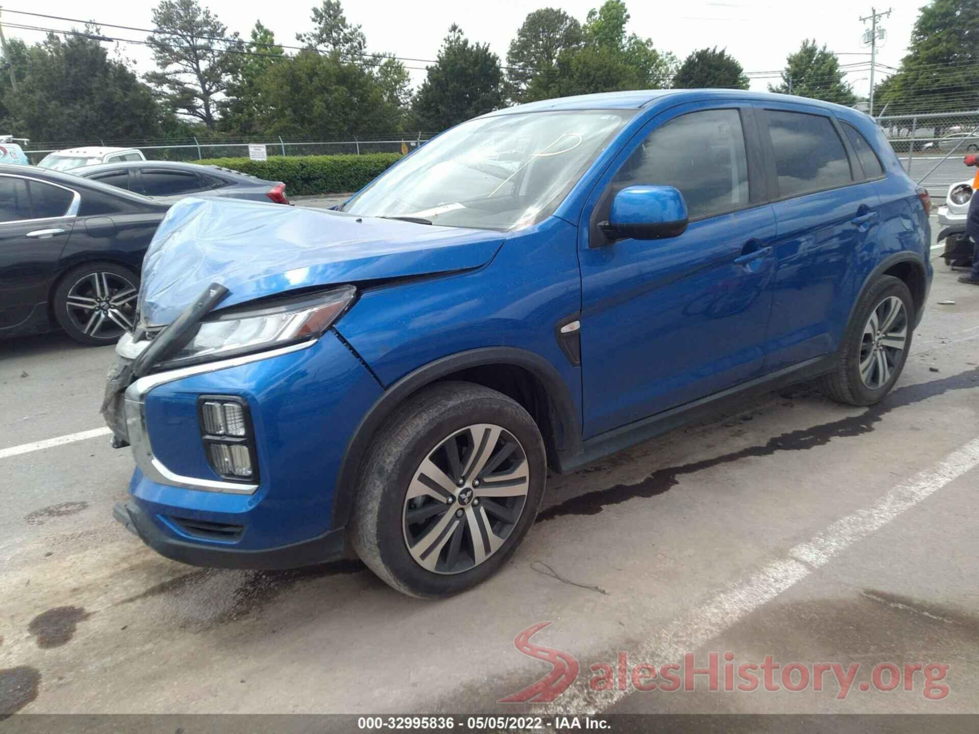 JA4AP3AU7LU004847 2020 MITSUBISHI OUTLANDER SPORT