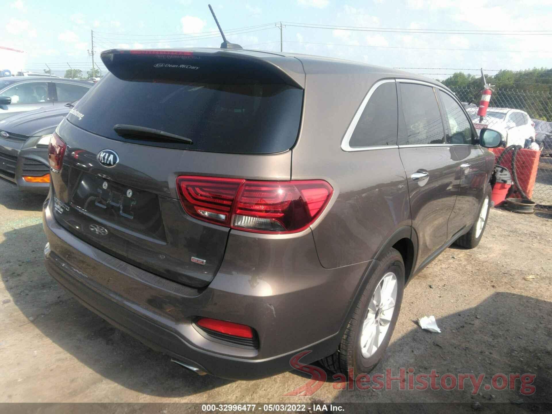 5XYPG4A30KG438914 2019 KIA SORENTO