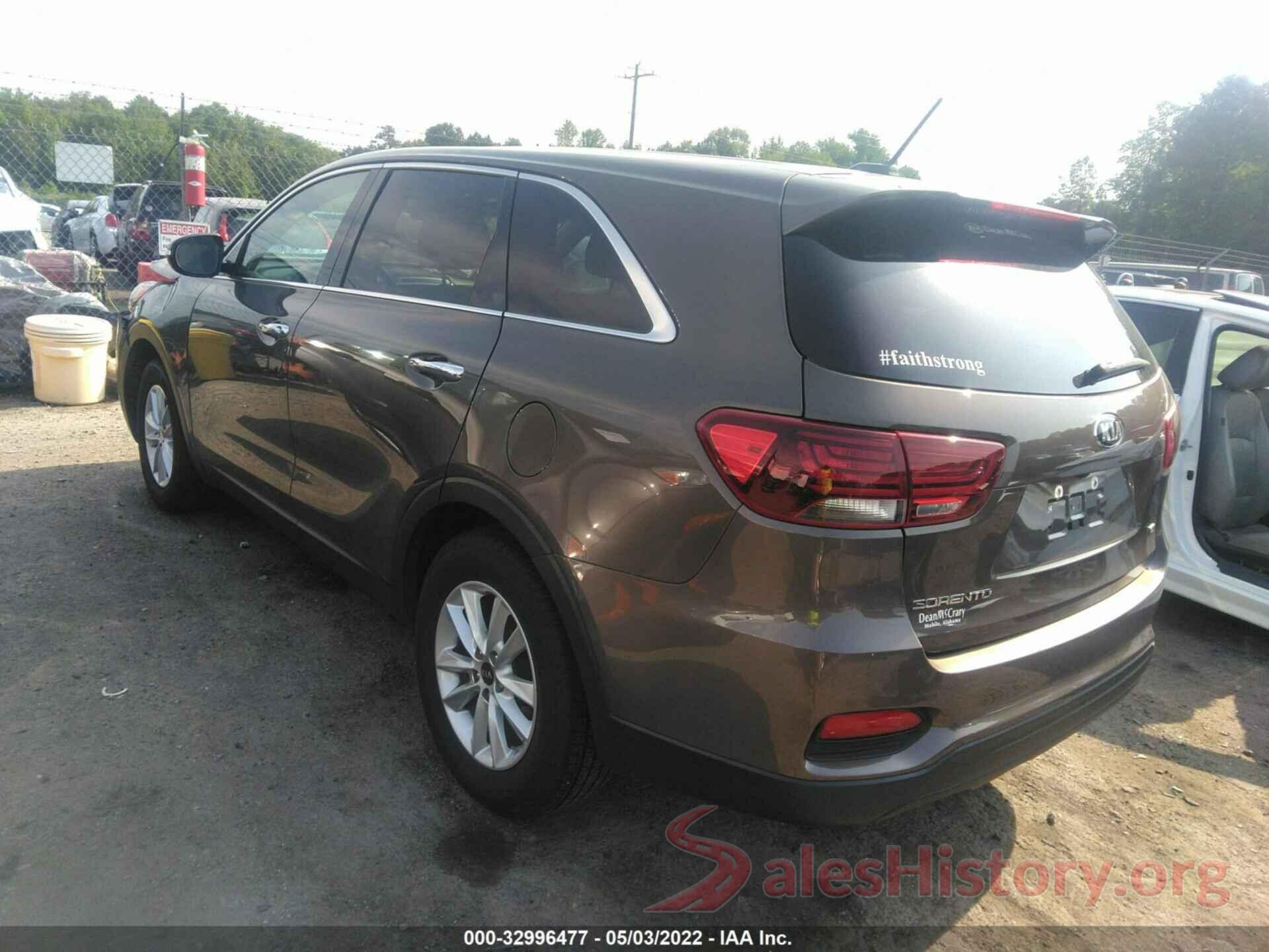 5XYPG4A30KG438914 2019 KIA SORENTO