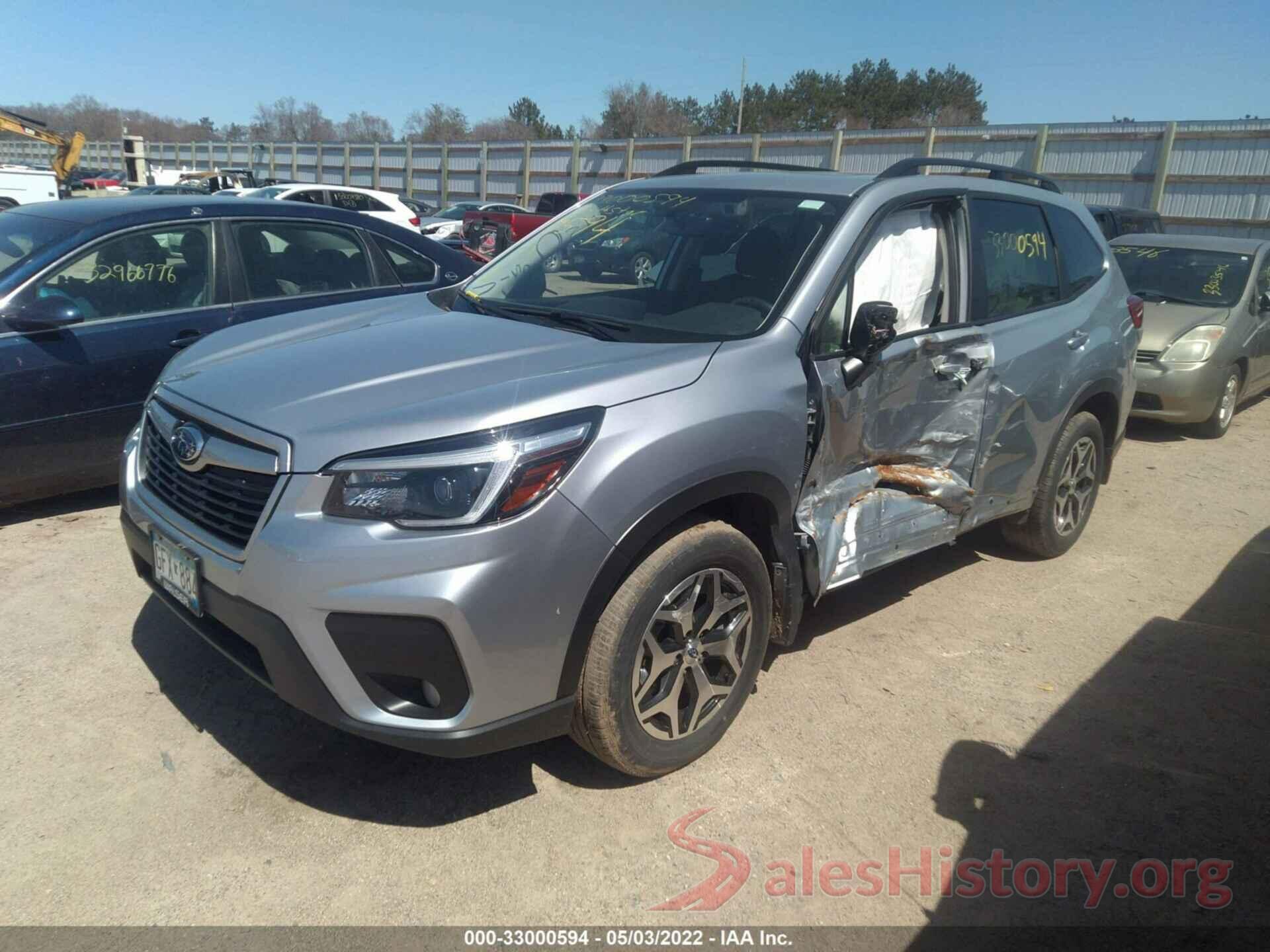 JF2SKAJC5MH499355 2021 SUBARU FORESTER