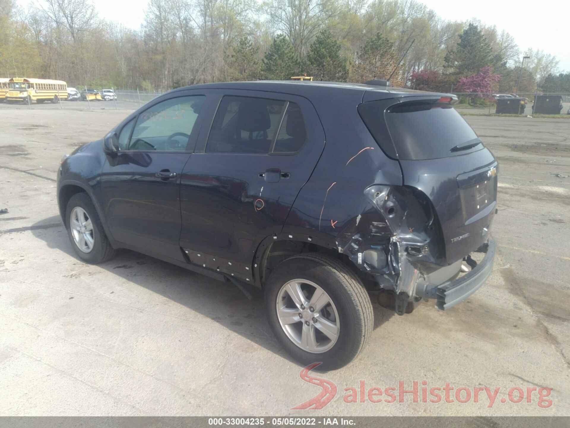 3GNCJNSB2KL266266 2019 CHEVROLET TRAX