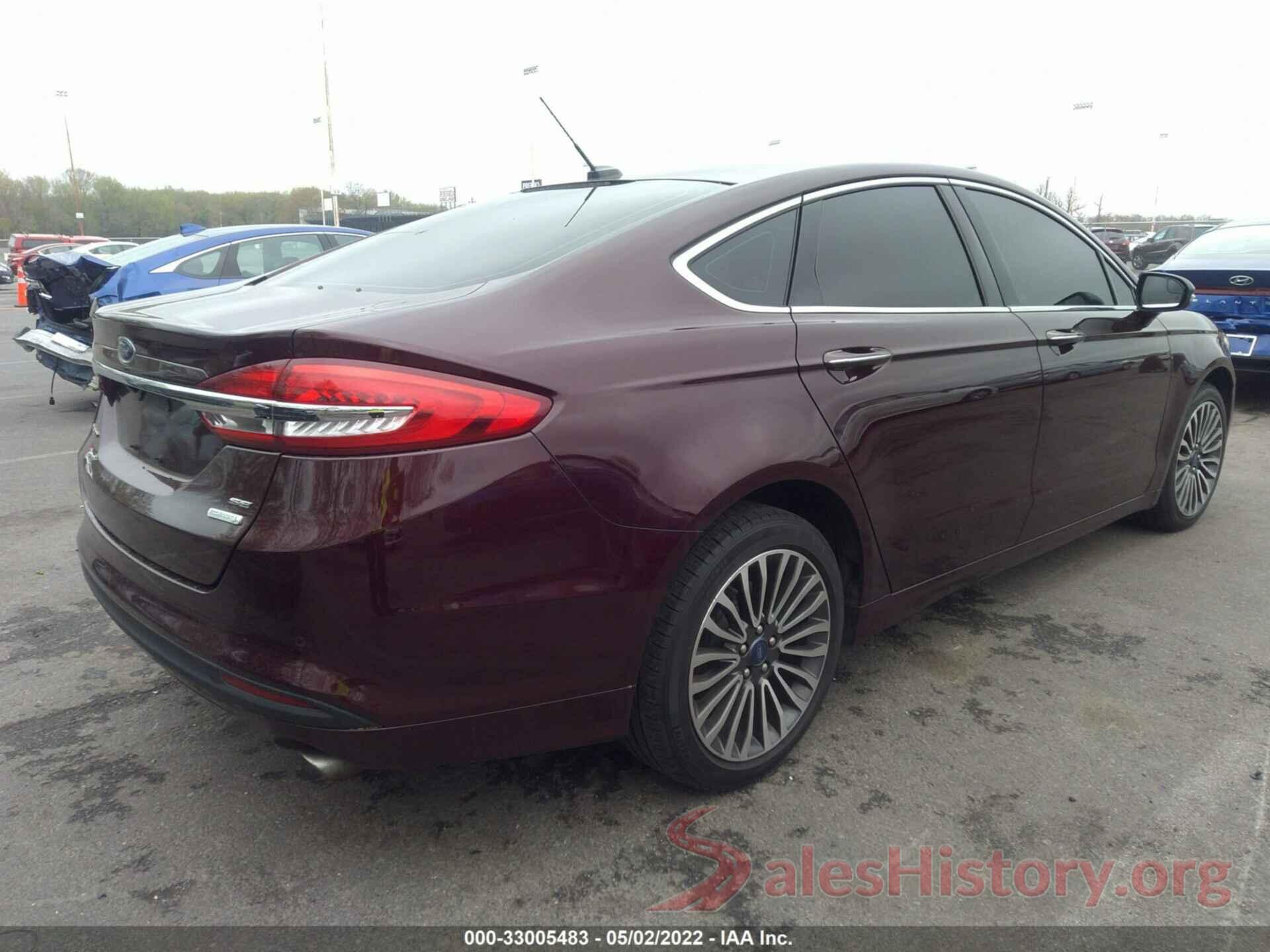 3FA6P0HDXJR254982 2018 FORD FUSION